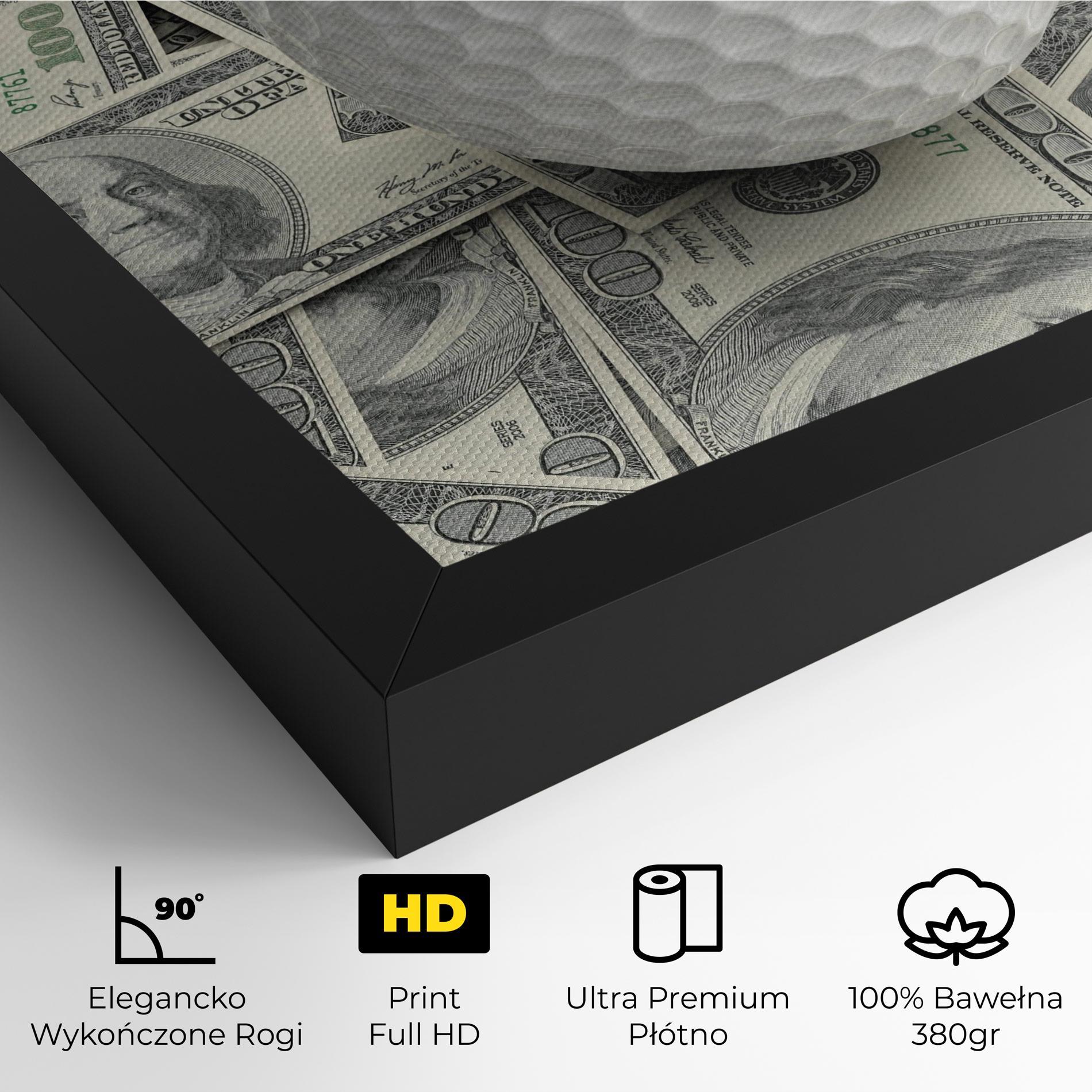 Obraz na Płótnie 3d Golf Ball mockup 4