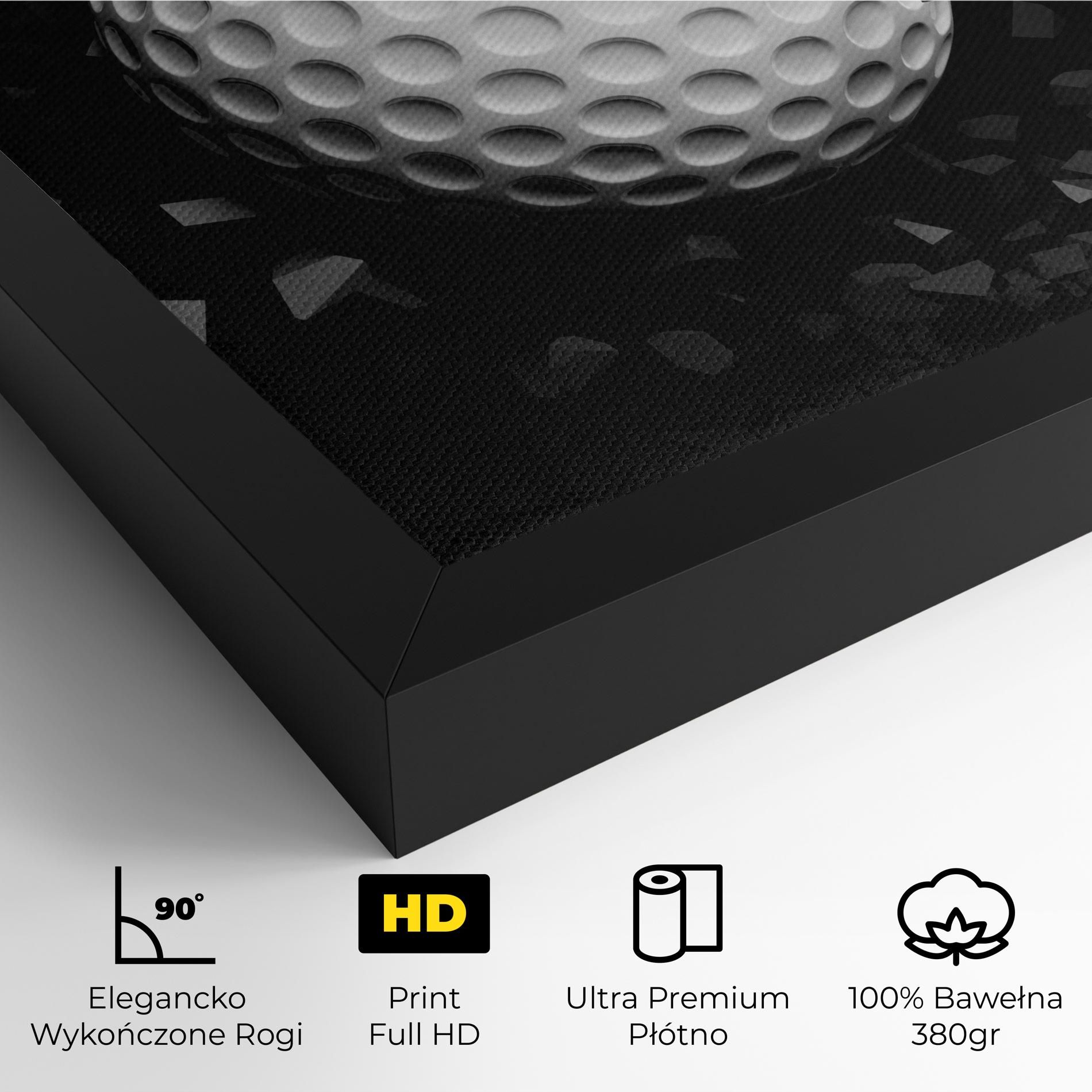 Black Wall Golf Ball mockup 4