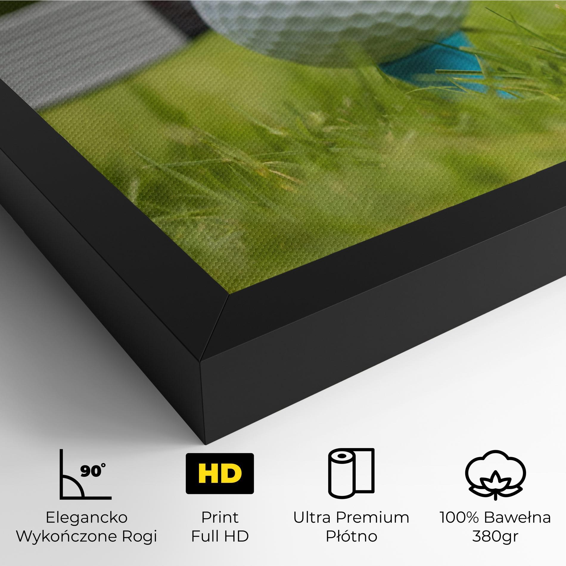 Obraz na Płótnie Golf Ball Tee mockup 4