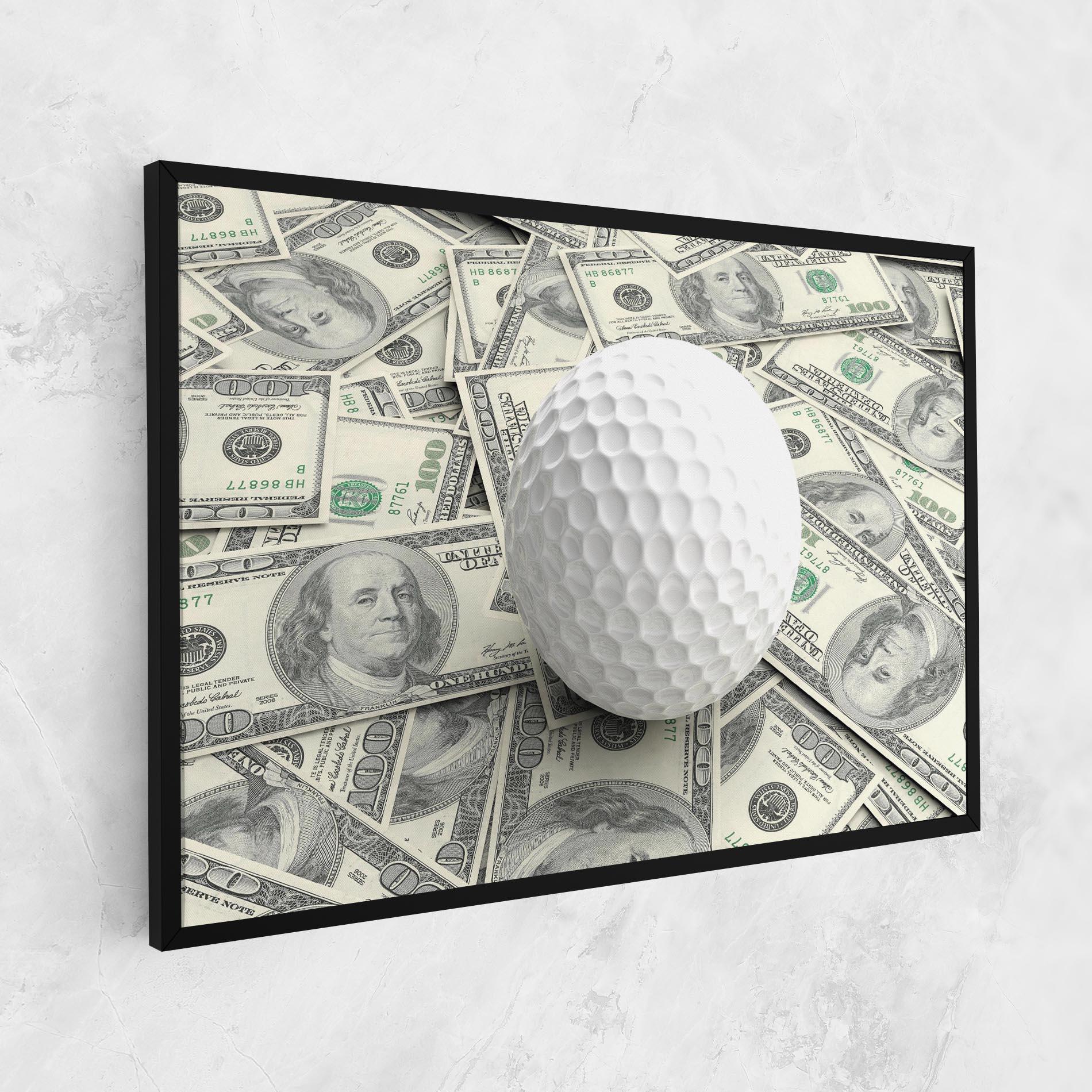 Obraz na Płótnie 3d Golf Ball mockup 1
