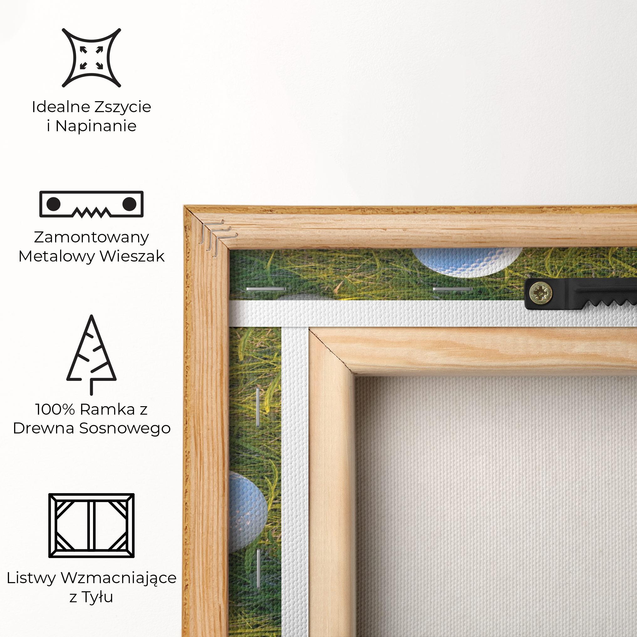 Obraz na Płótnie Golf Ball On Grass mockup 5