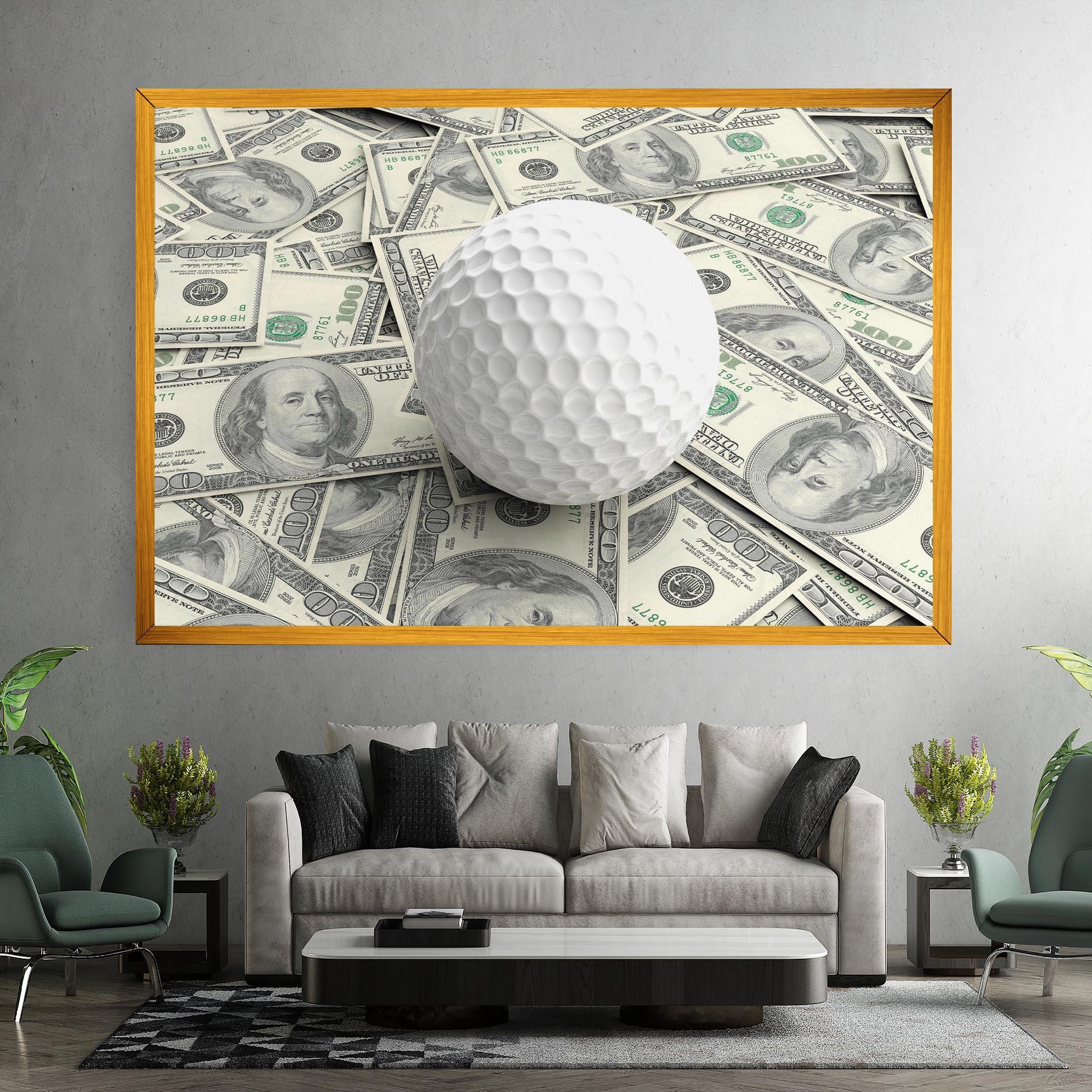 Obraz na Płótnie 3d Golf Ball mockup 7