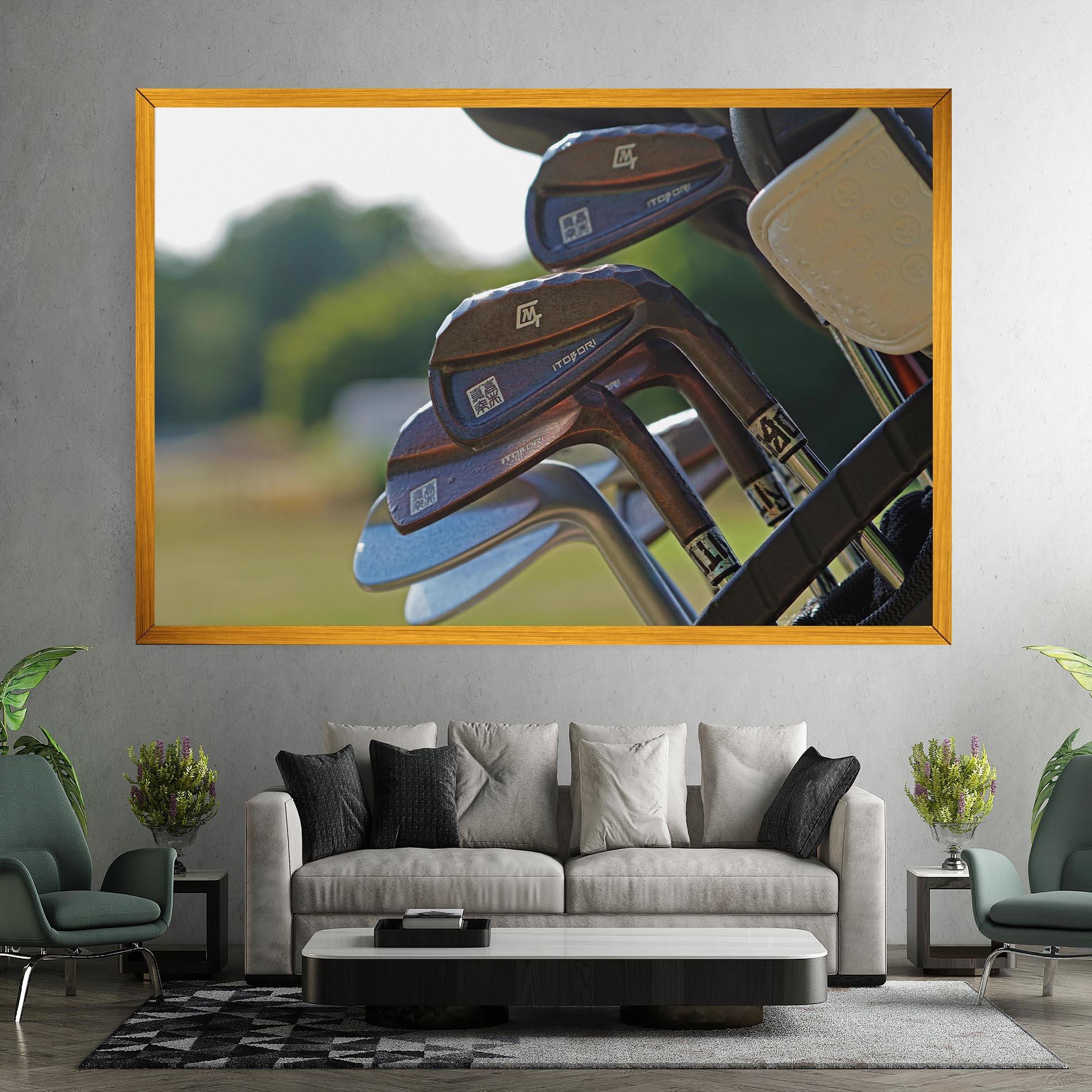 Obraz na Płótnie Brown Golf Club mockup 7