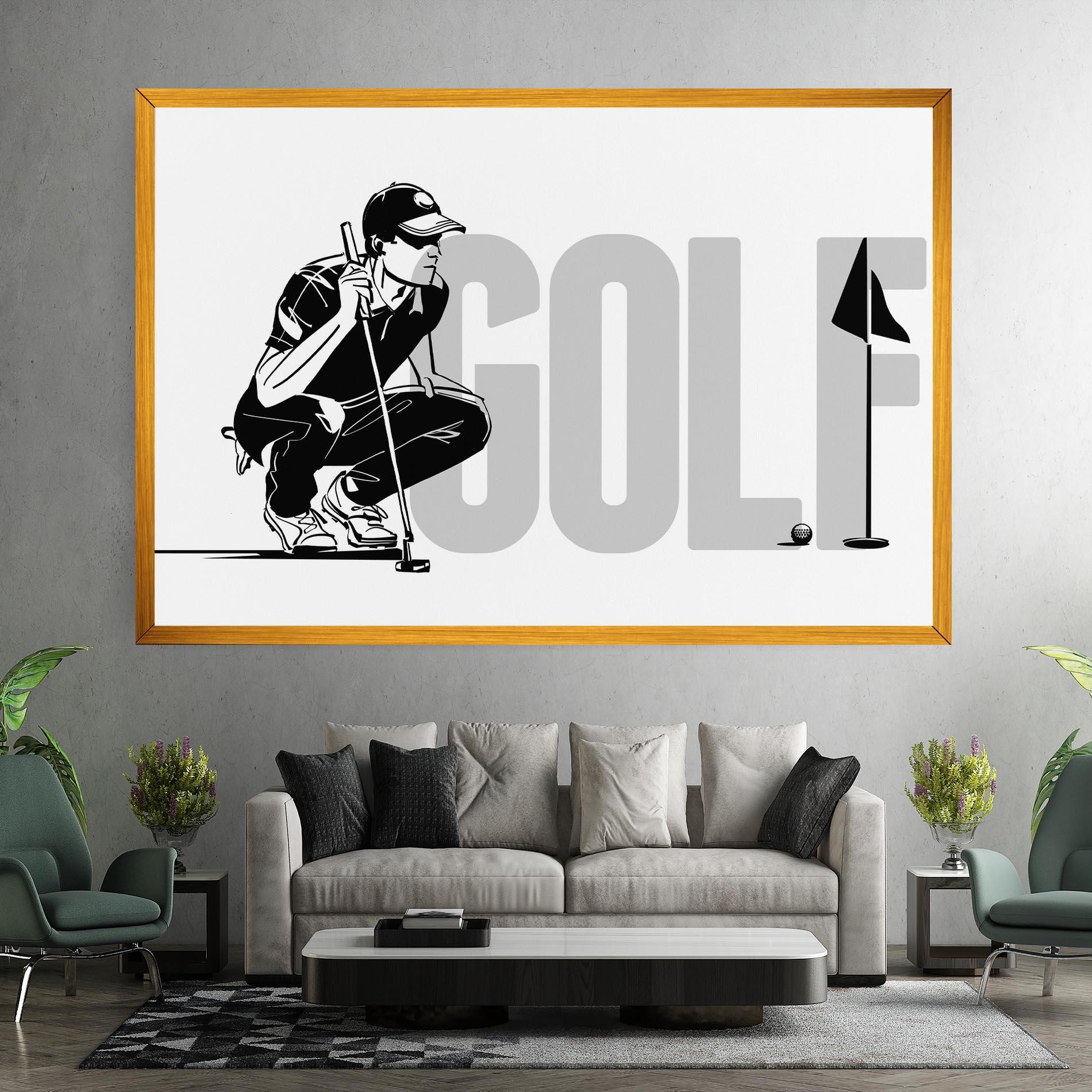 Obraz na Płótnie Golf mockup 7