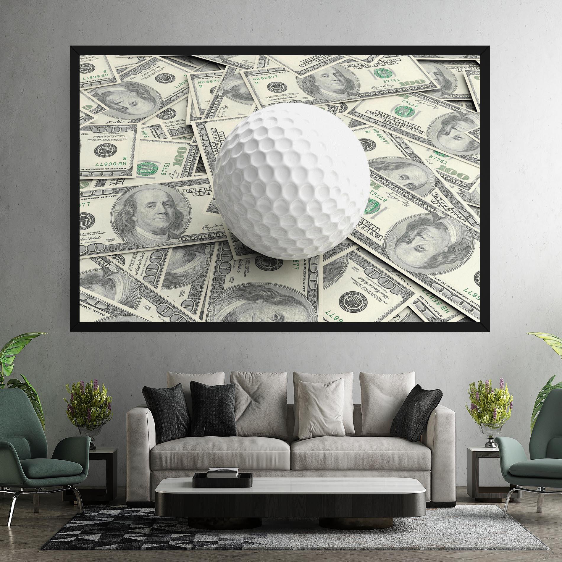 Obraz na Płótnie 3d Golf Ball mockup 7