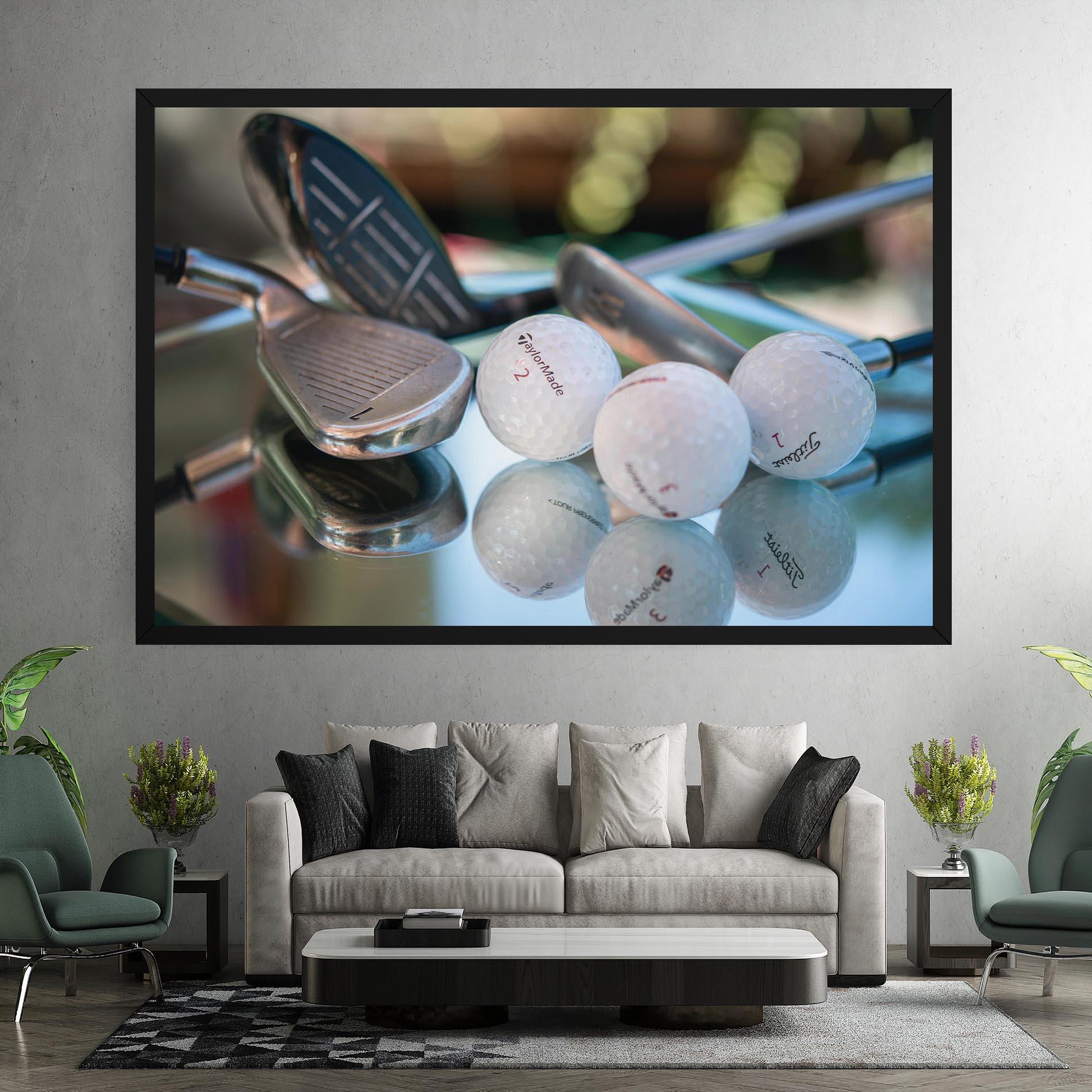 Obraz na Płótnie Golf Balls Set mockup 7