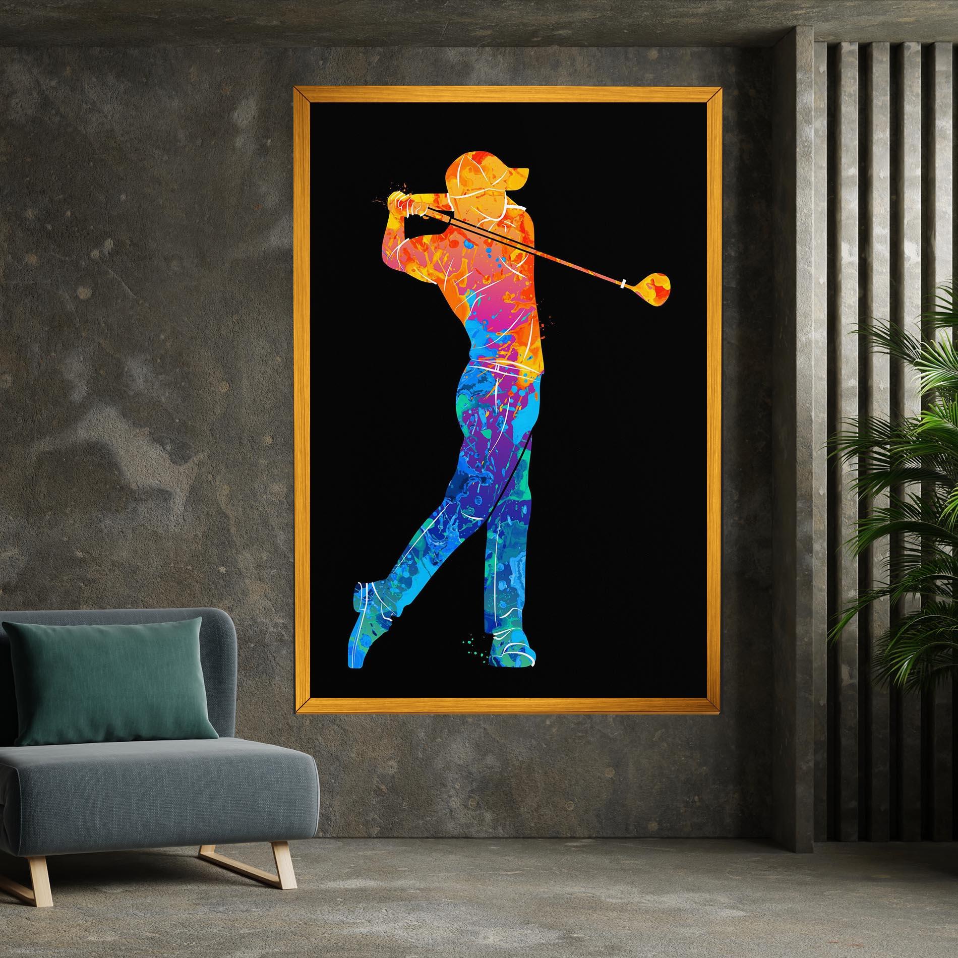 Obraz na Płótnie Color Mix Golf mockup 7