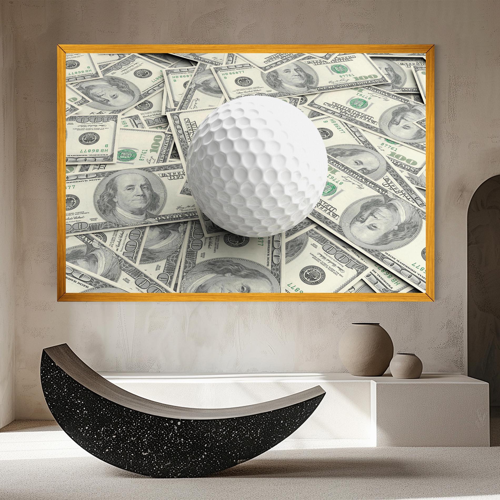 Obraz na Płótnie 3d Golf Ball mockup 8