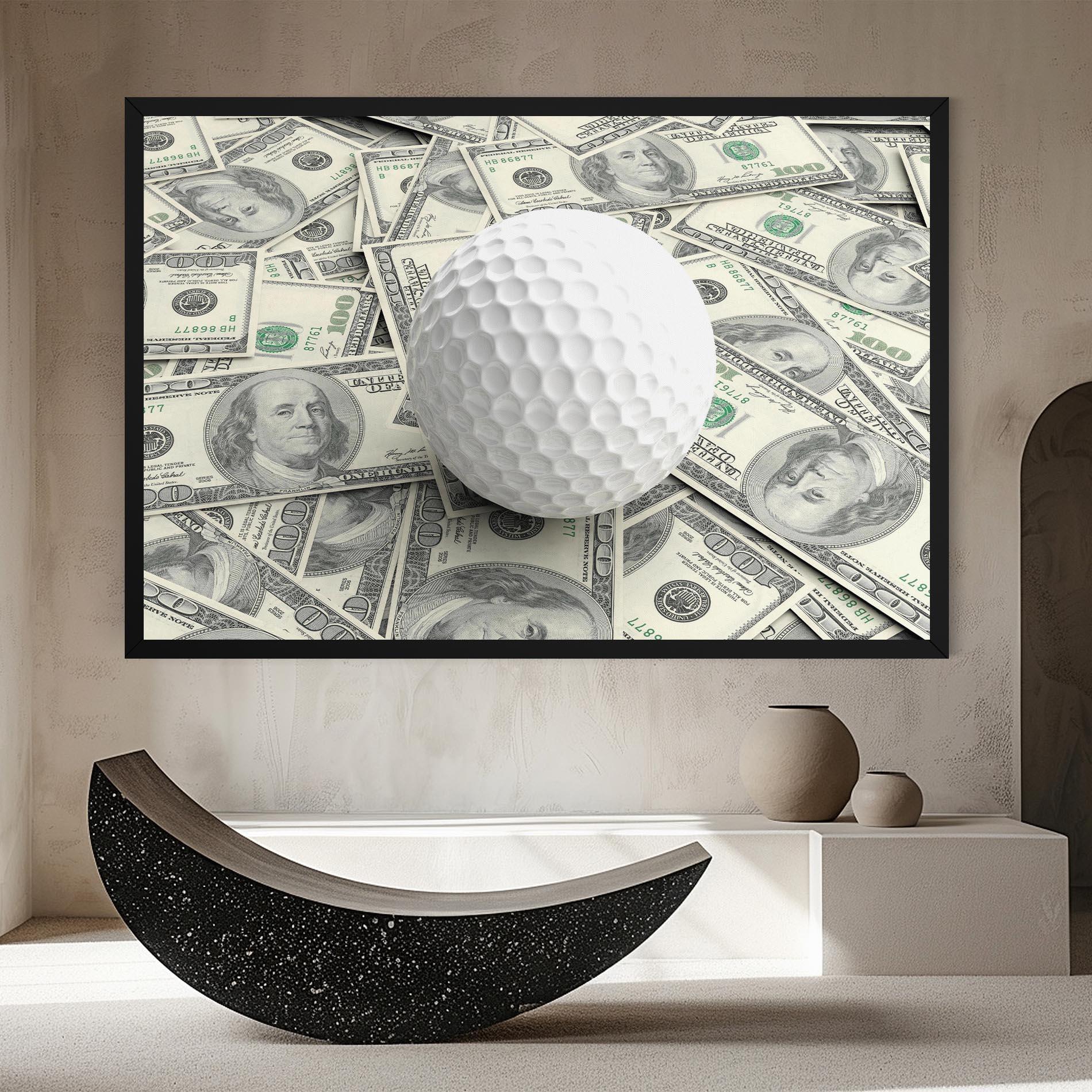 Obraz na Płótnie 3d Golf Ball mockup 8