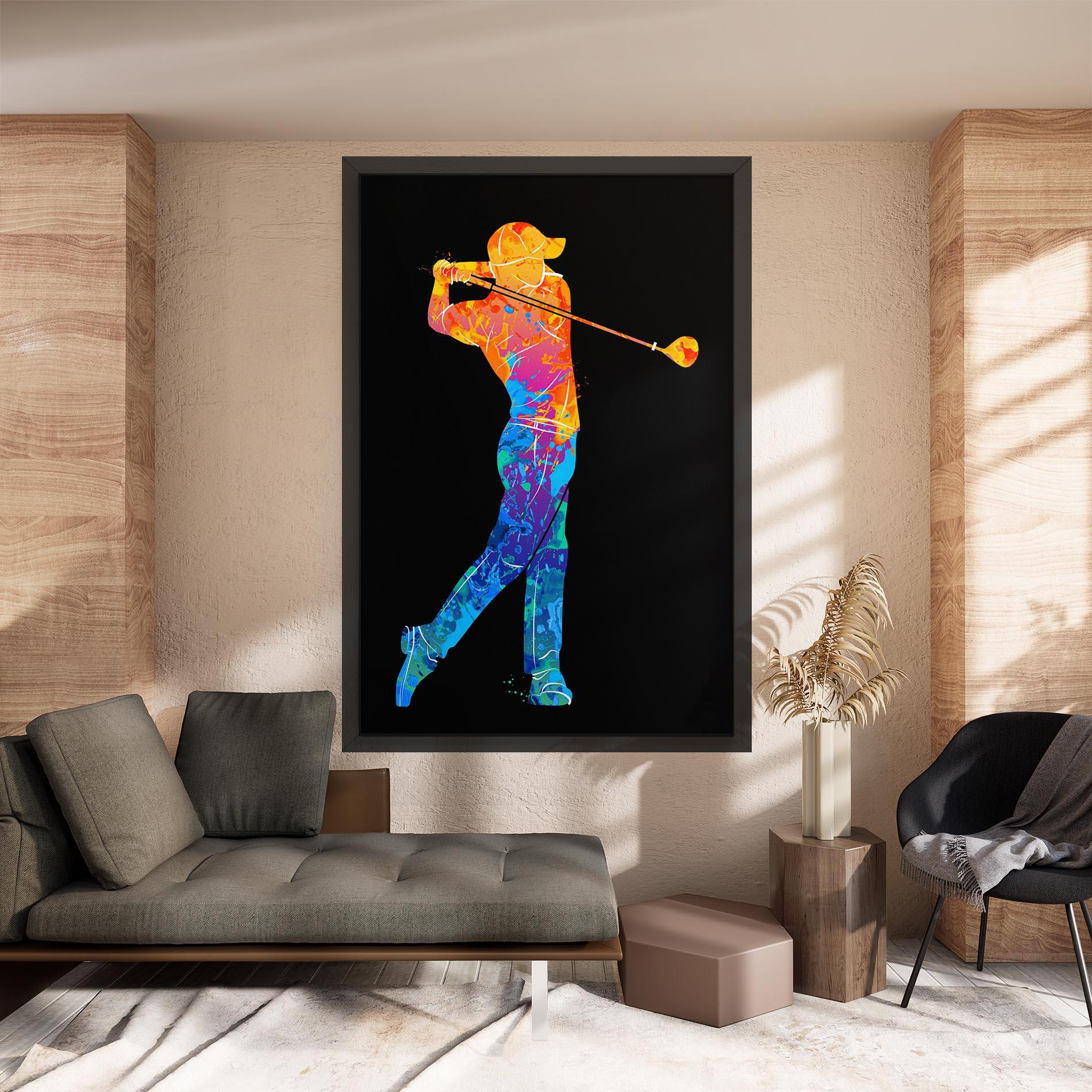 Obraz na Płótnie Color Mix Golf mockup 8