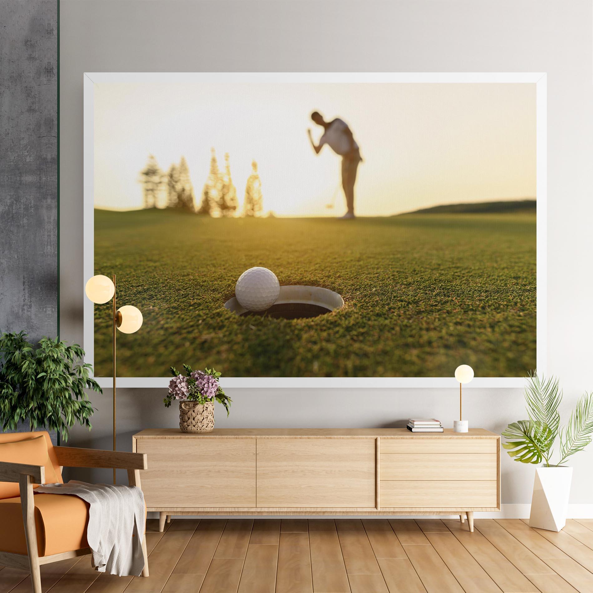 Obraz na Płótnie Golfer Concept mockup 9