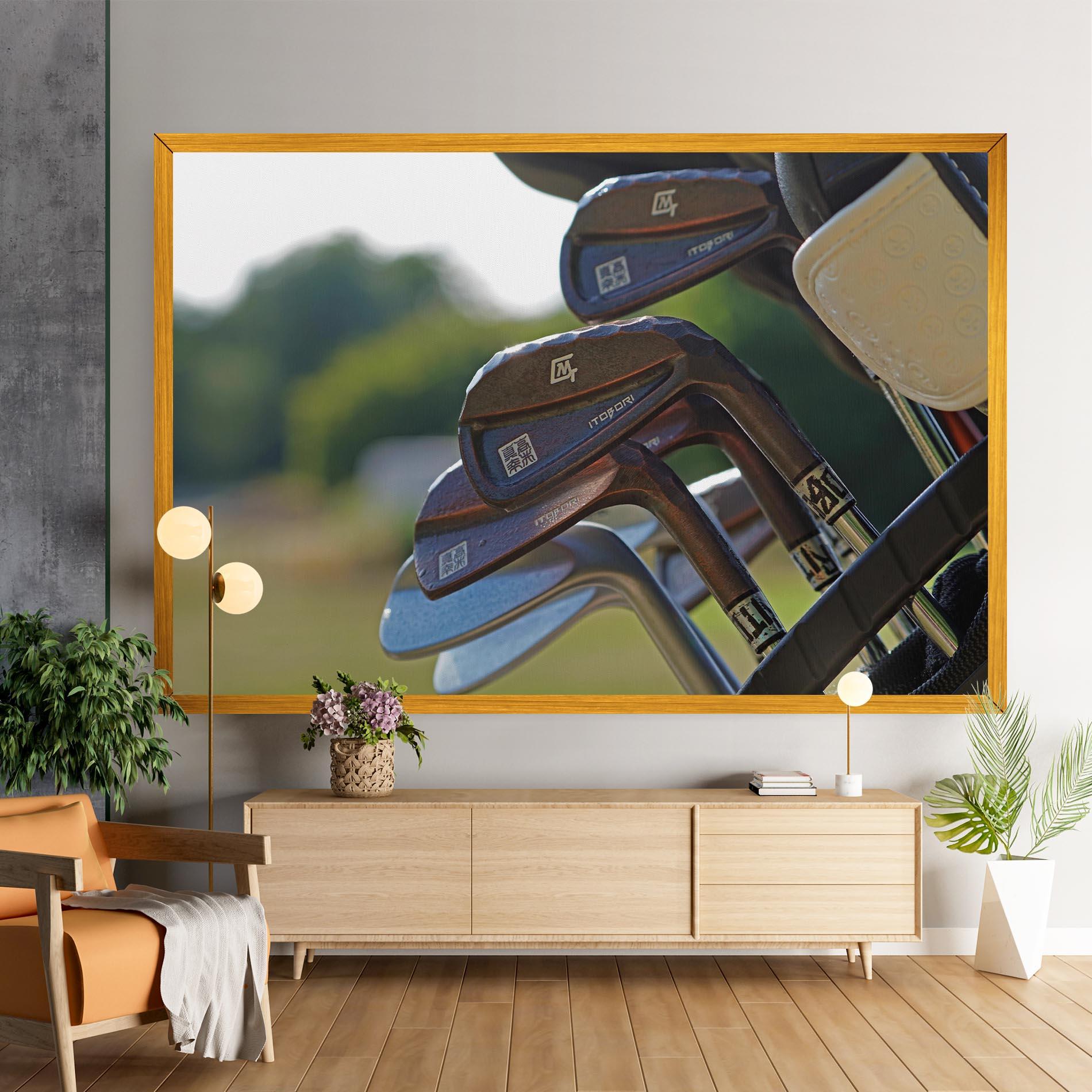 Obraz na Płótnie Brown Golf Club mockup 9