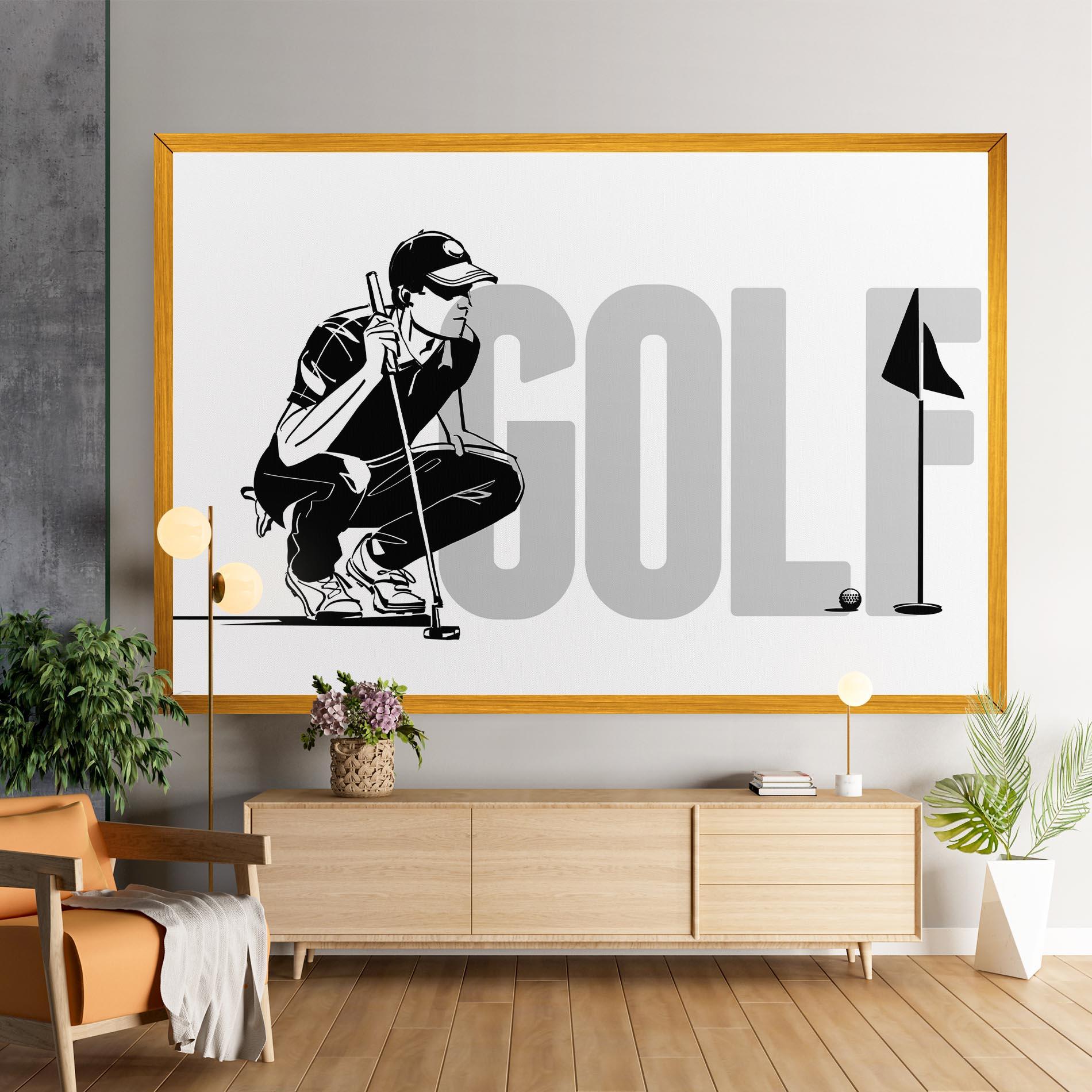 Obraz na Płótnie Golf mockup 9