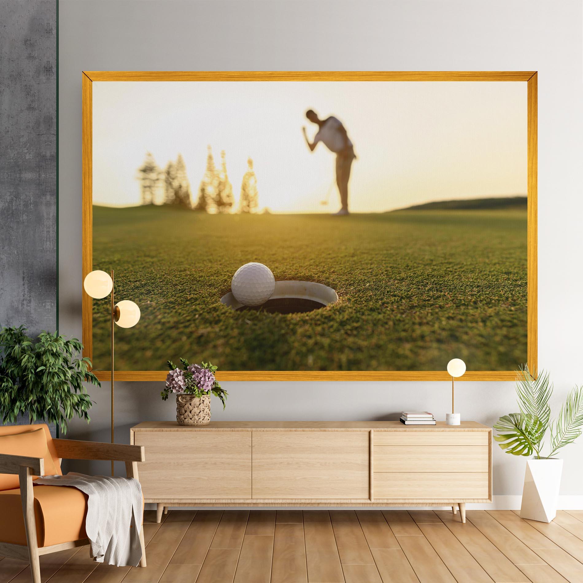Obraz na Płótnie Golfer Concept mockup 9