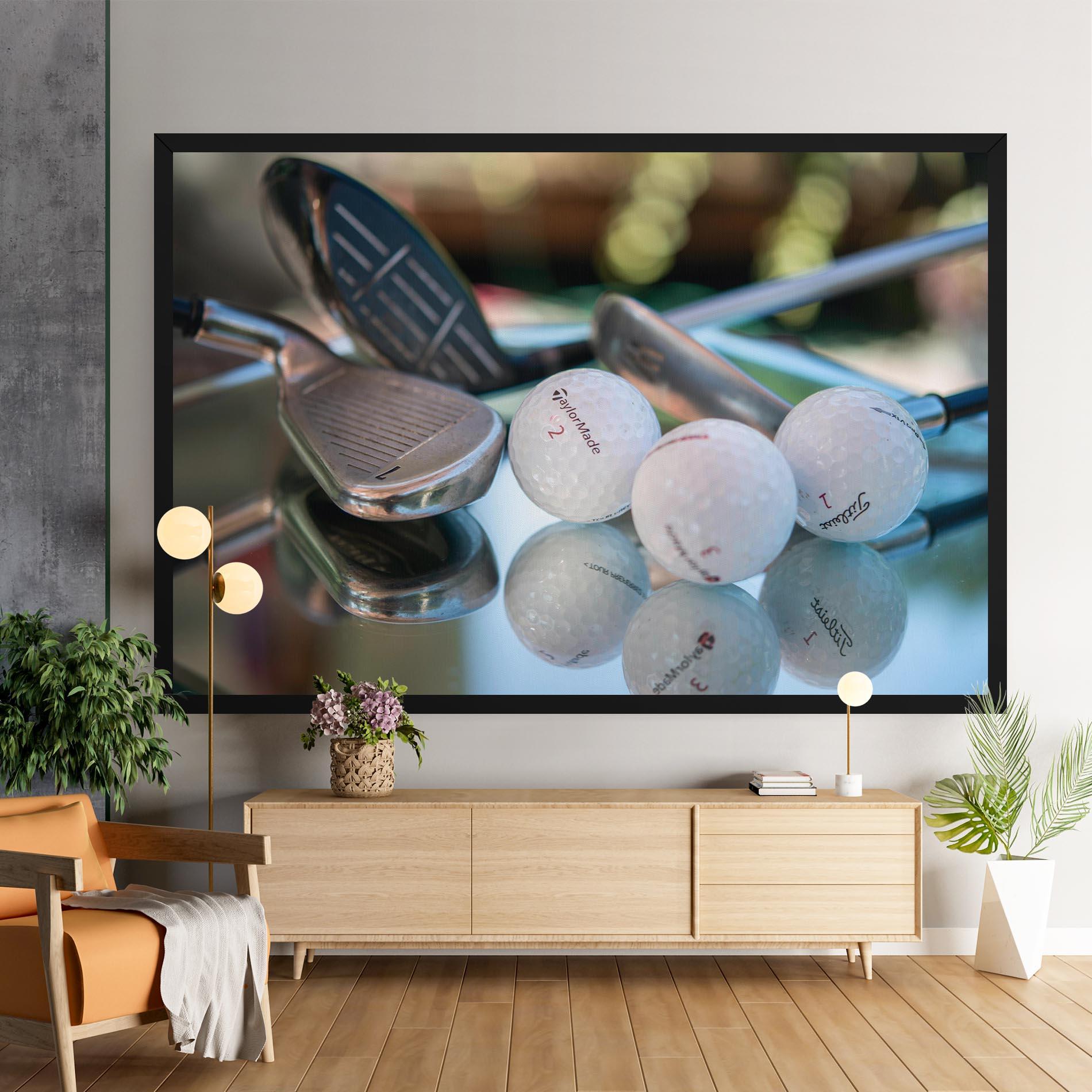 Obraz na Płótnie Golf Balls Set mockup 9