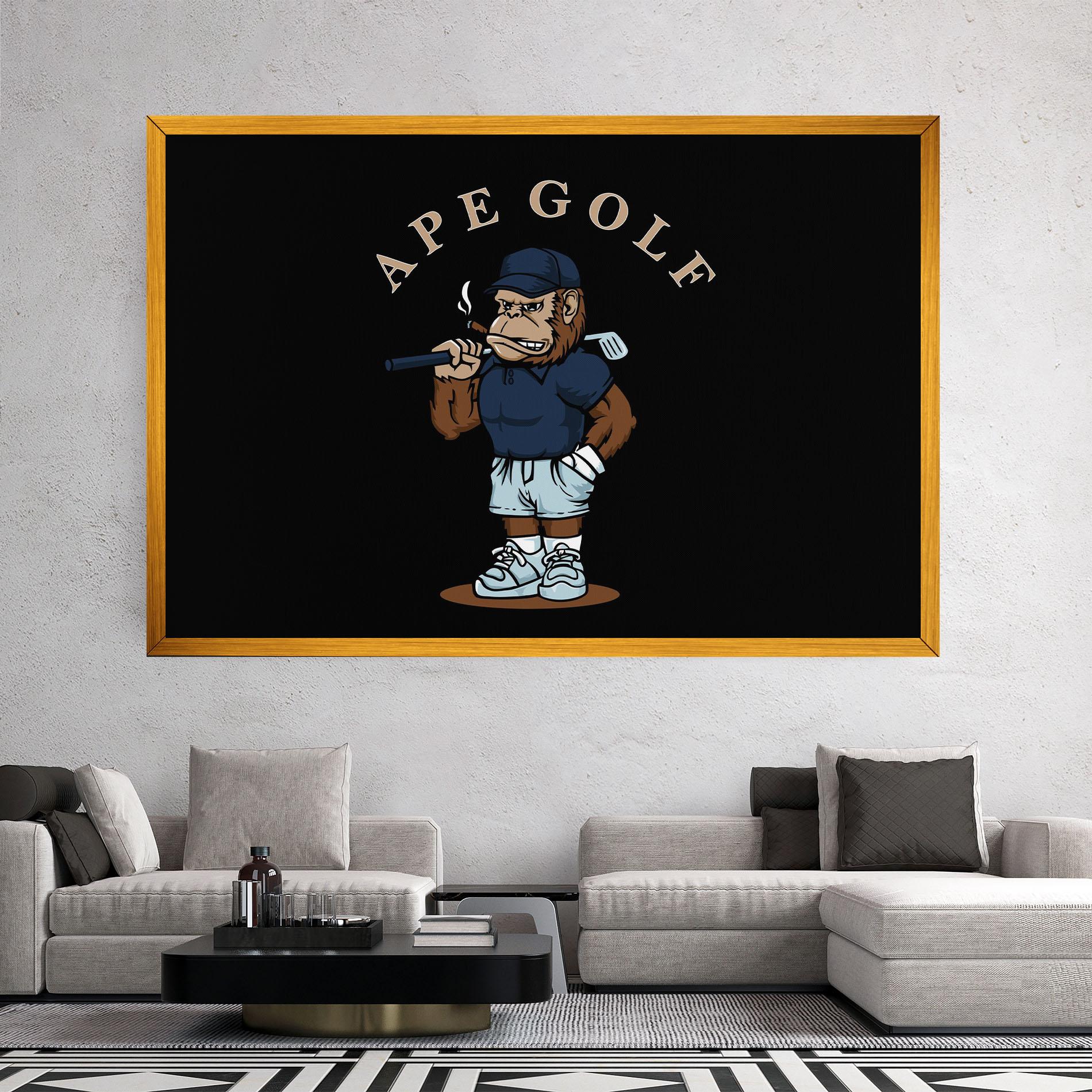 Obraz na Płótnie Ape Golf mockup 2
