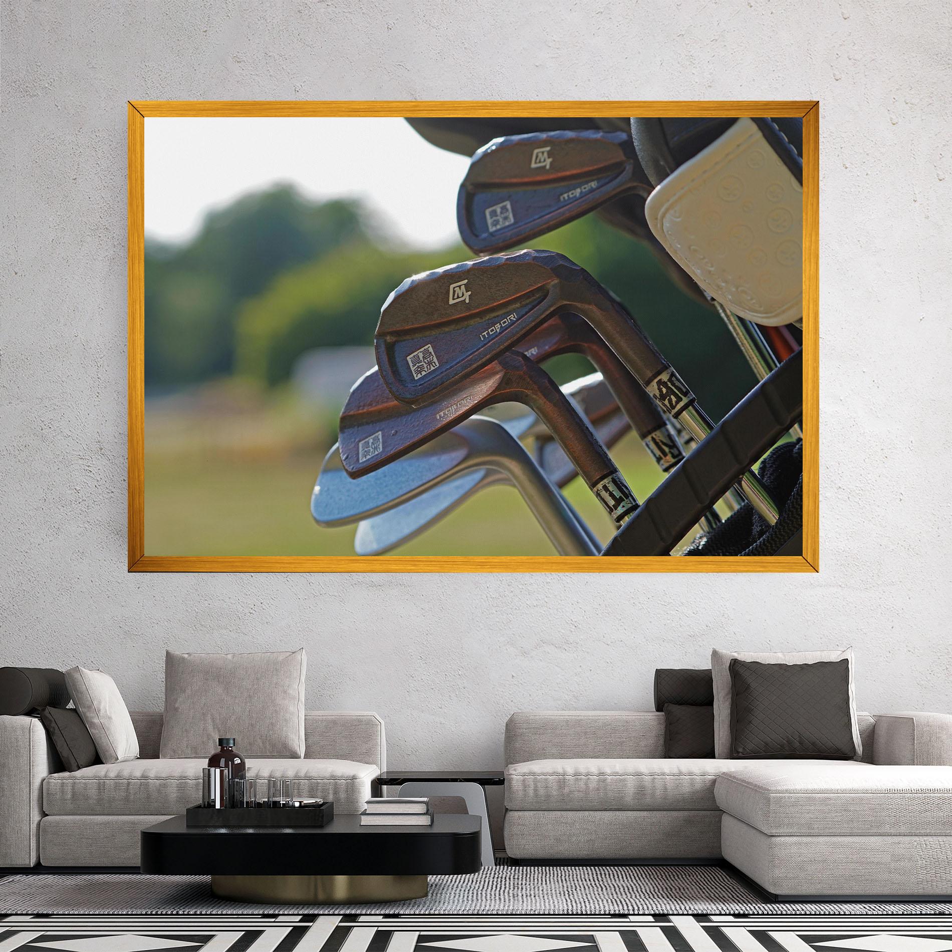 Obraz na Płótnie Brown Golf Club mockup 2