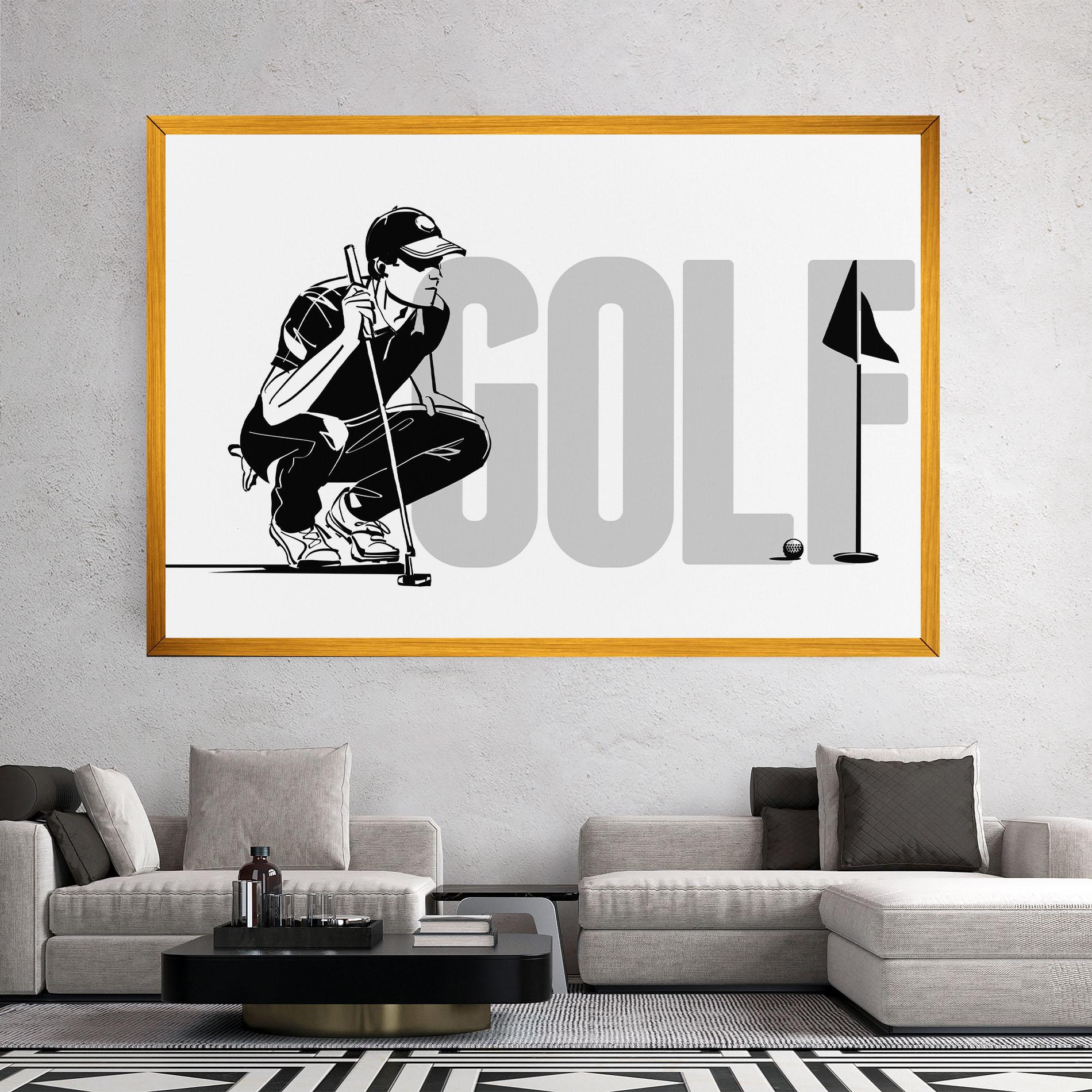 Obraz na Płótnie Golf mockup 2