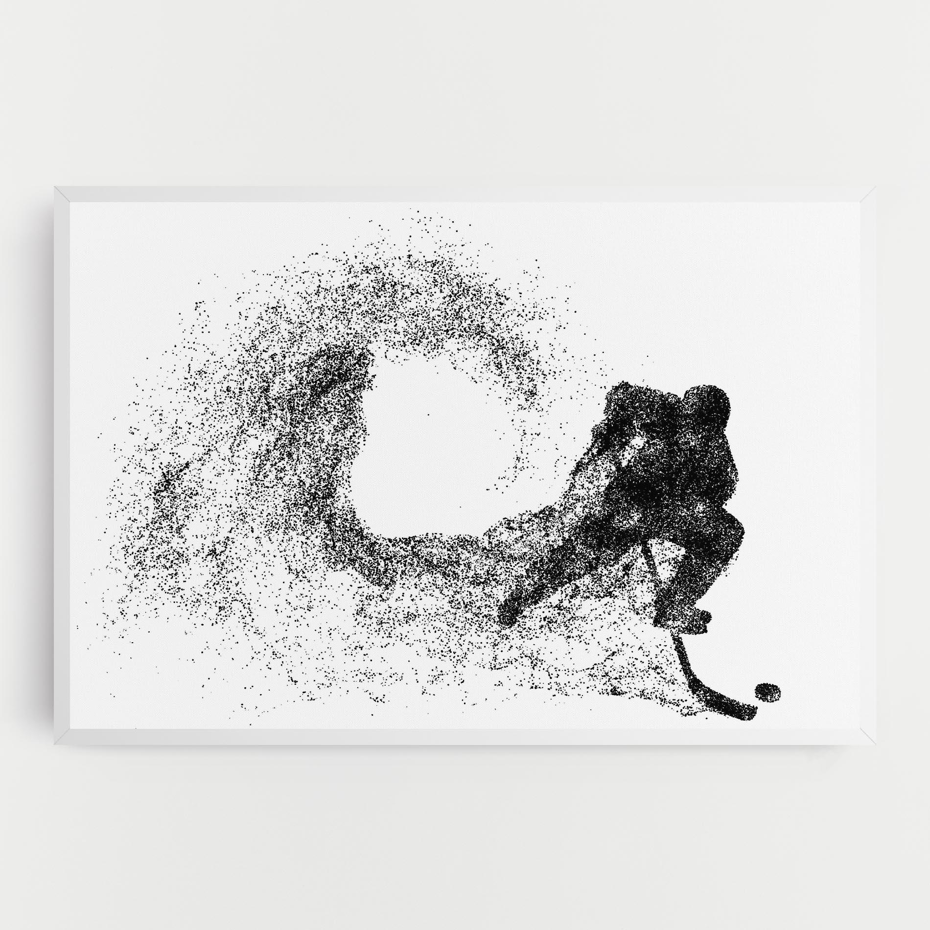 Obraz na Płótnie Hockey Playing mockup 0