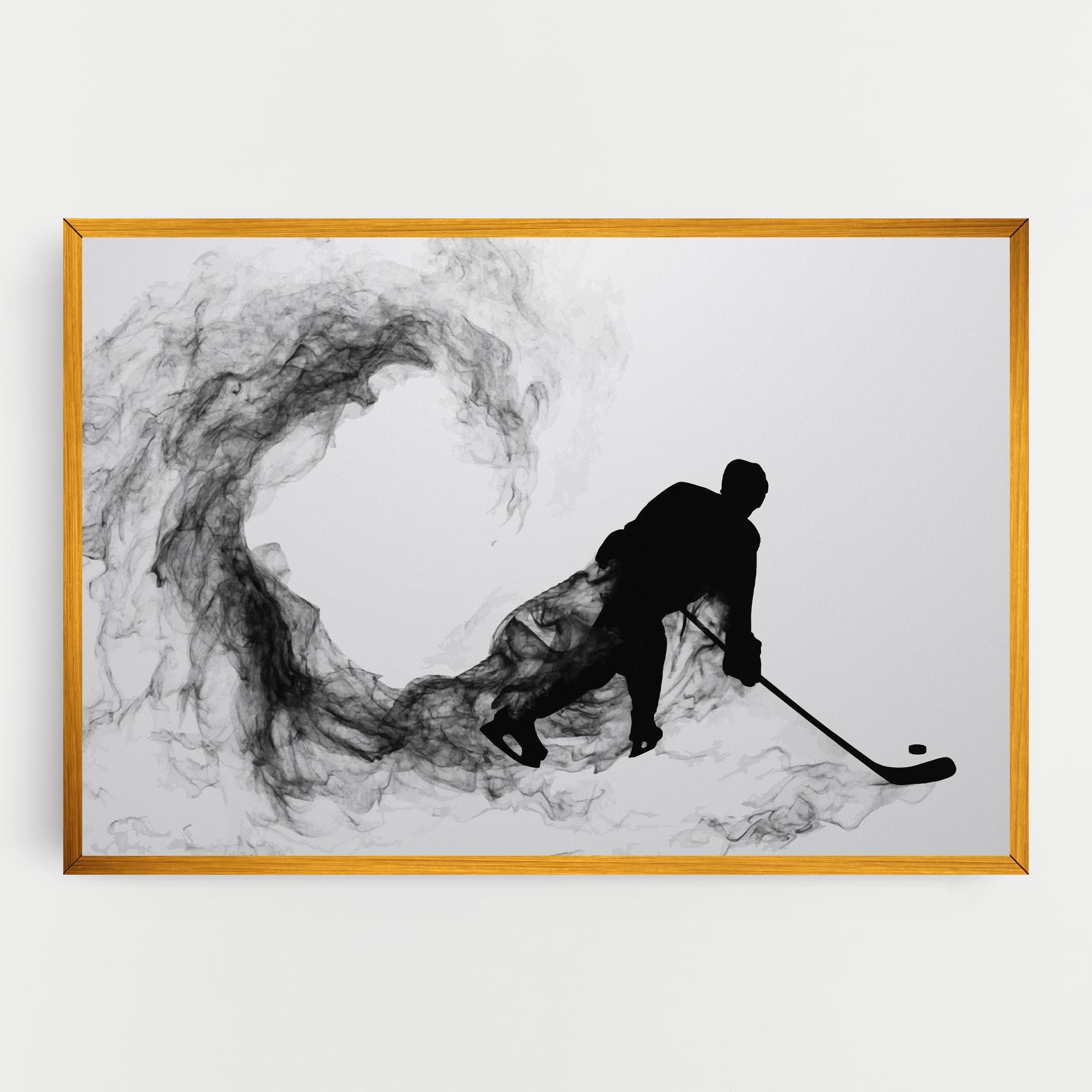 Obraz na Płótnie Hockey Smoke mockup 0
