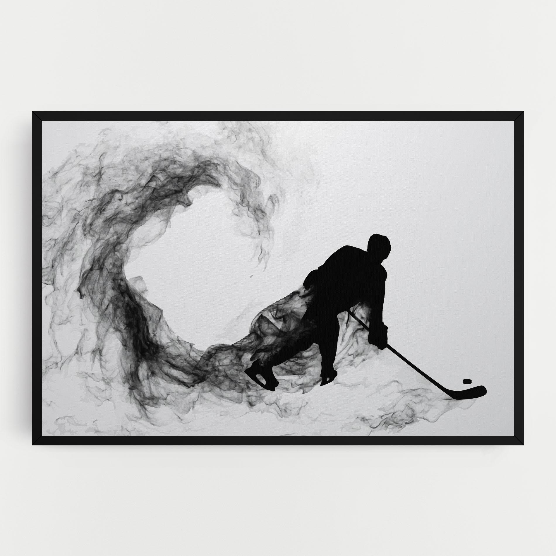 Obraz na Płótnie Hockey Smoke mockup 0