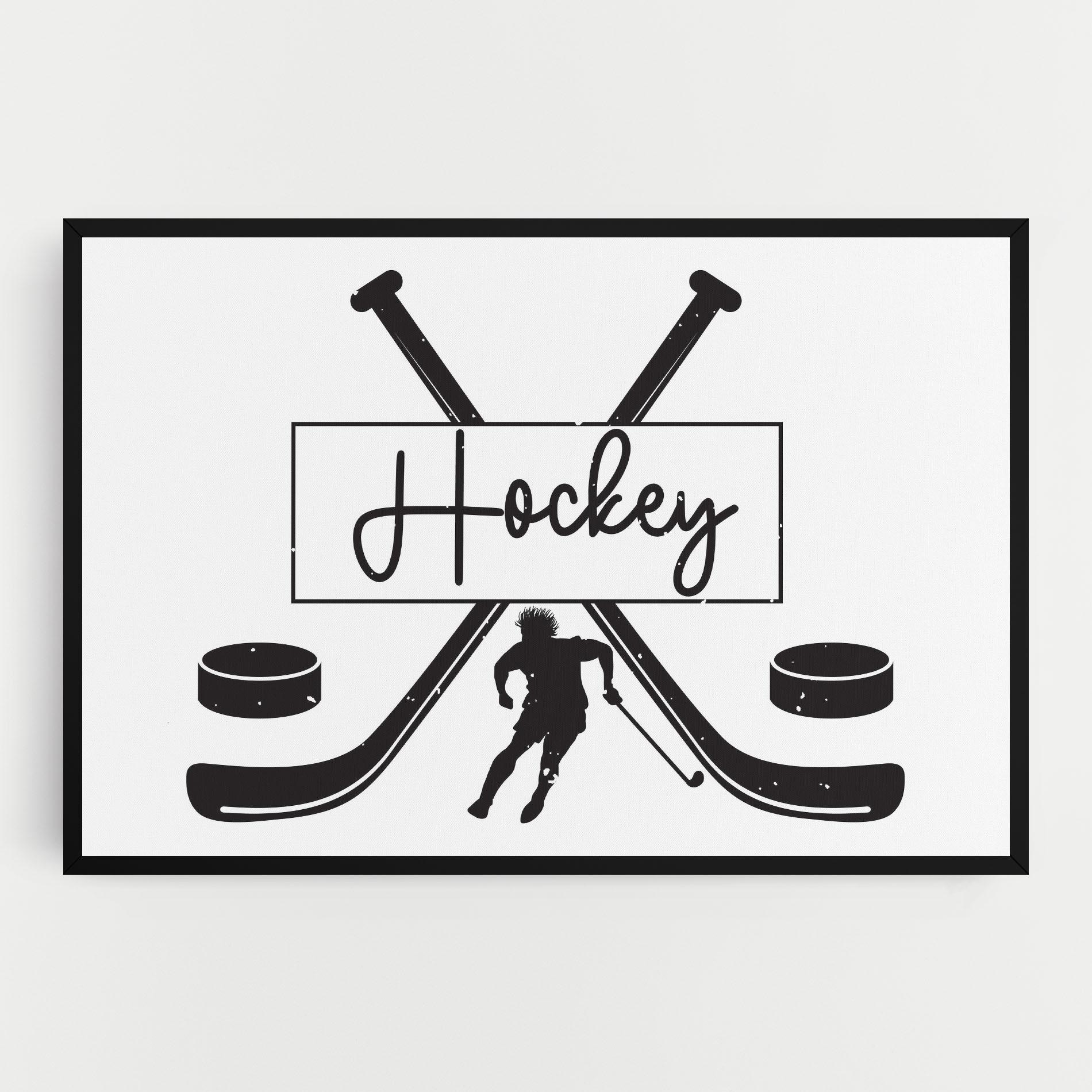 Obraz na Płótnie Hockey Stick mockup 0