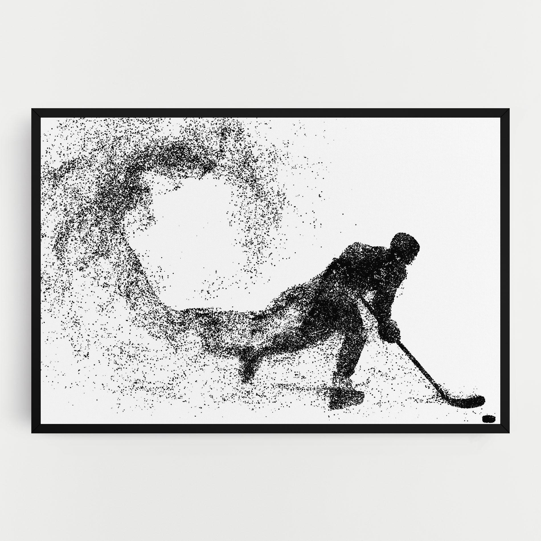 Obraz na Płótnie Playing Hockey mockup 0