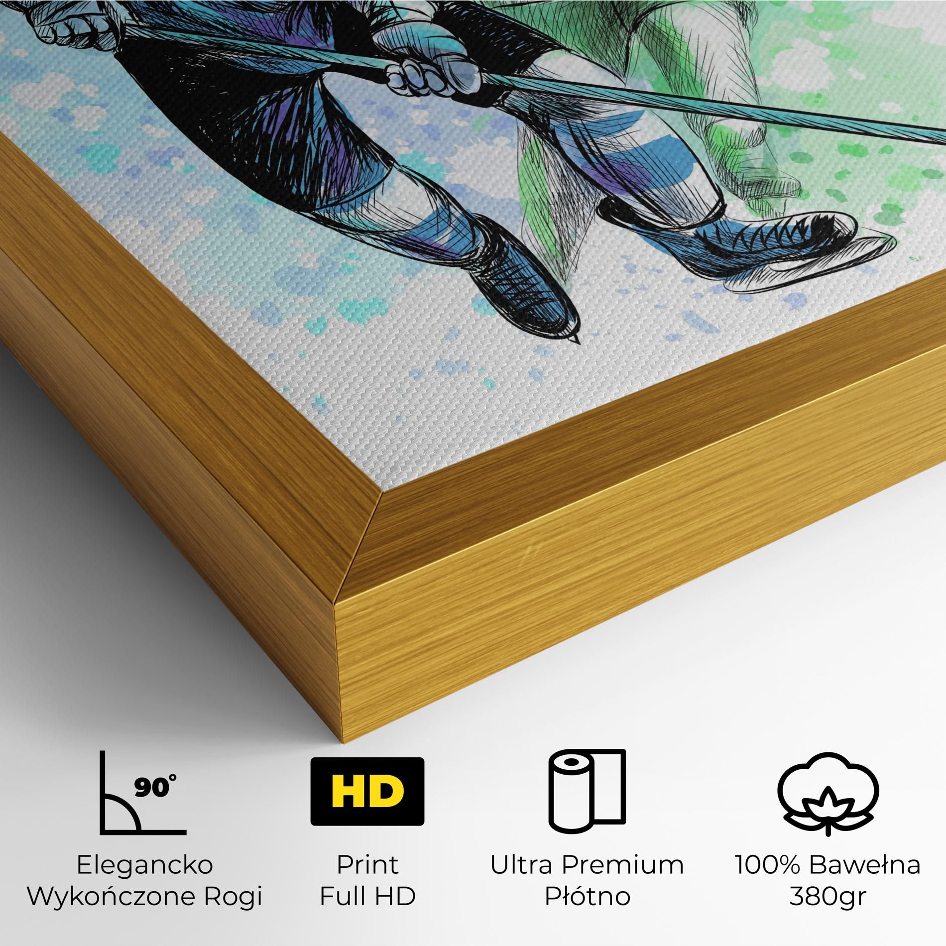 Green Blue Hockey mockup 4