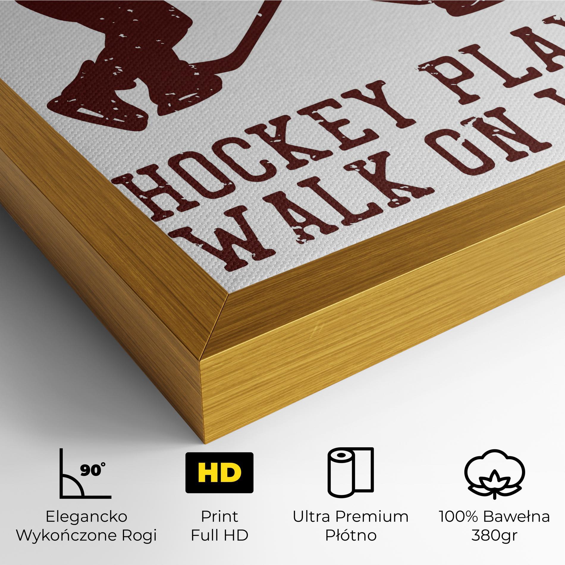 Obraz na Płótnie Hockey Walk mockup 4