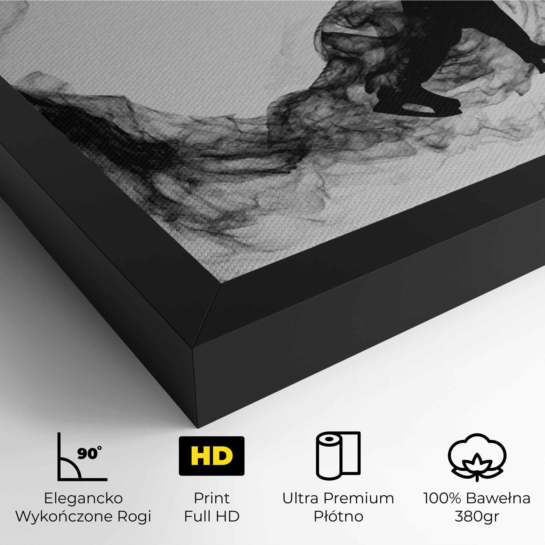 Obraz na Płótnie Hockey Smoke mockup 4