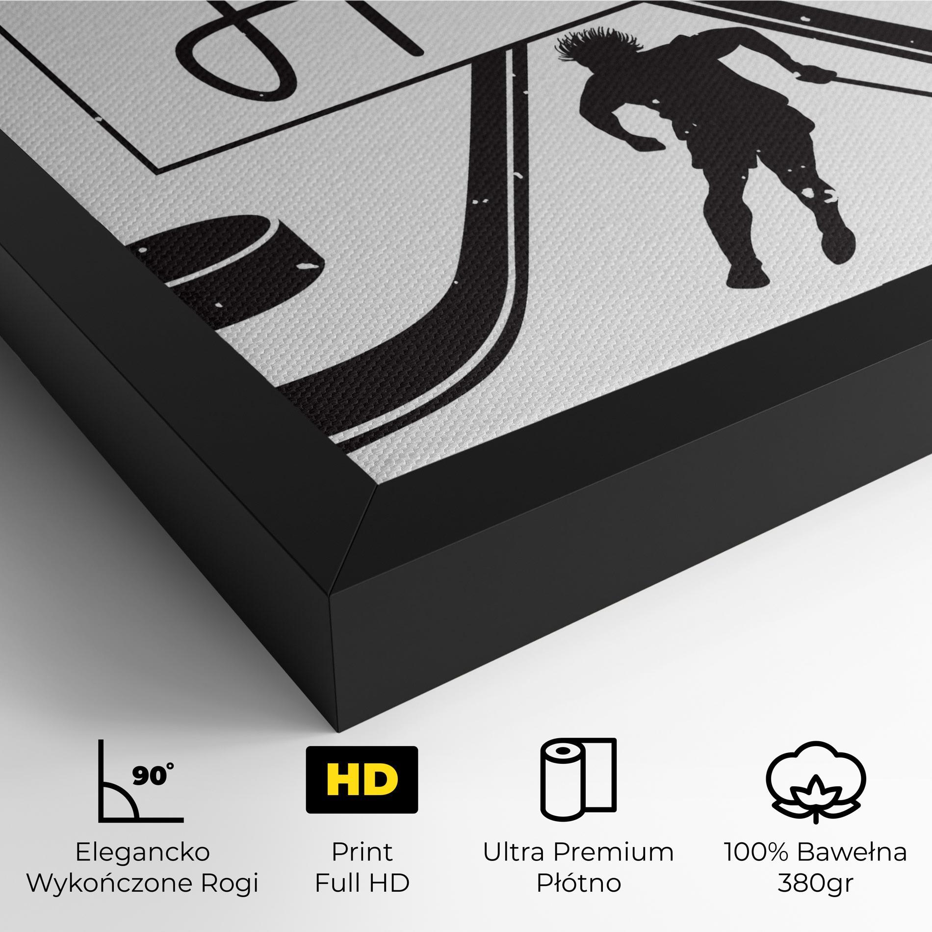 Obraz na Płótnie Hockey Stick mockup 4