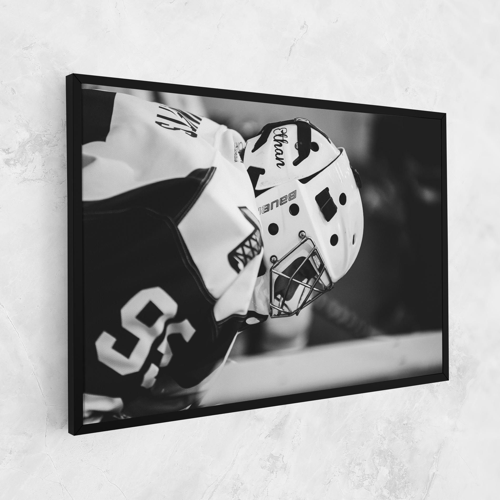 Black White Hockey mockup 1