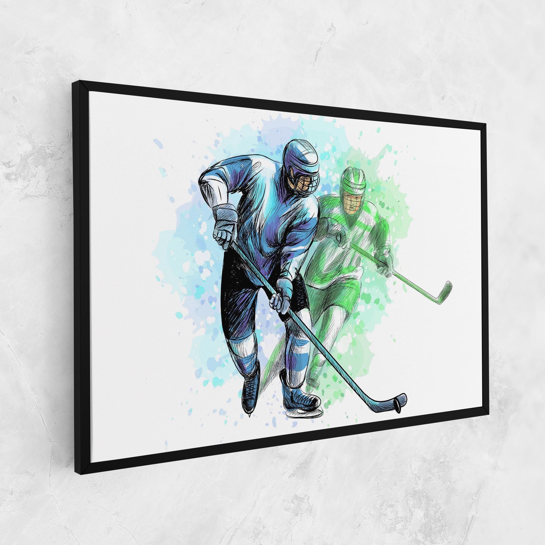 Green Blue Hockey mockup 1