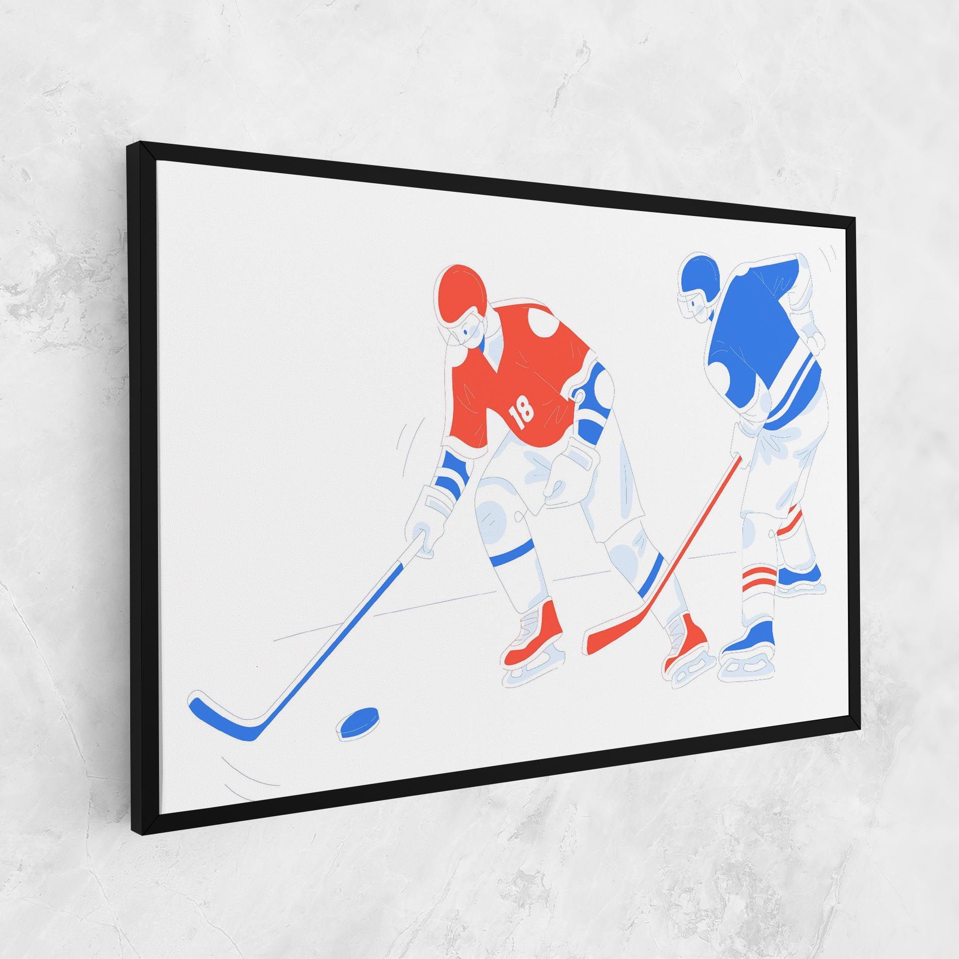 Orange Blue Hockey mockup 1