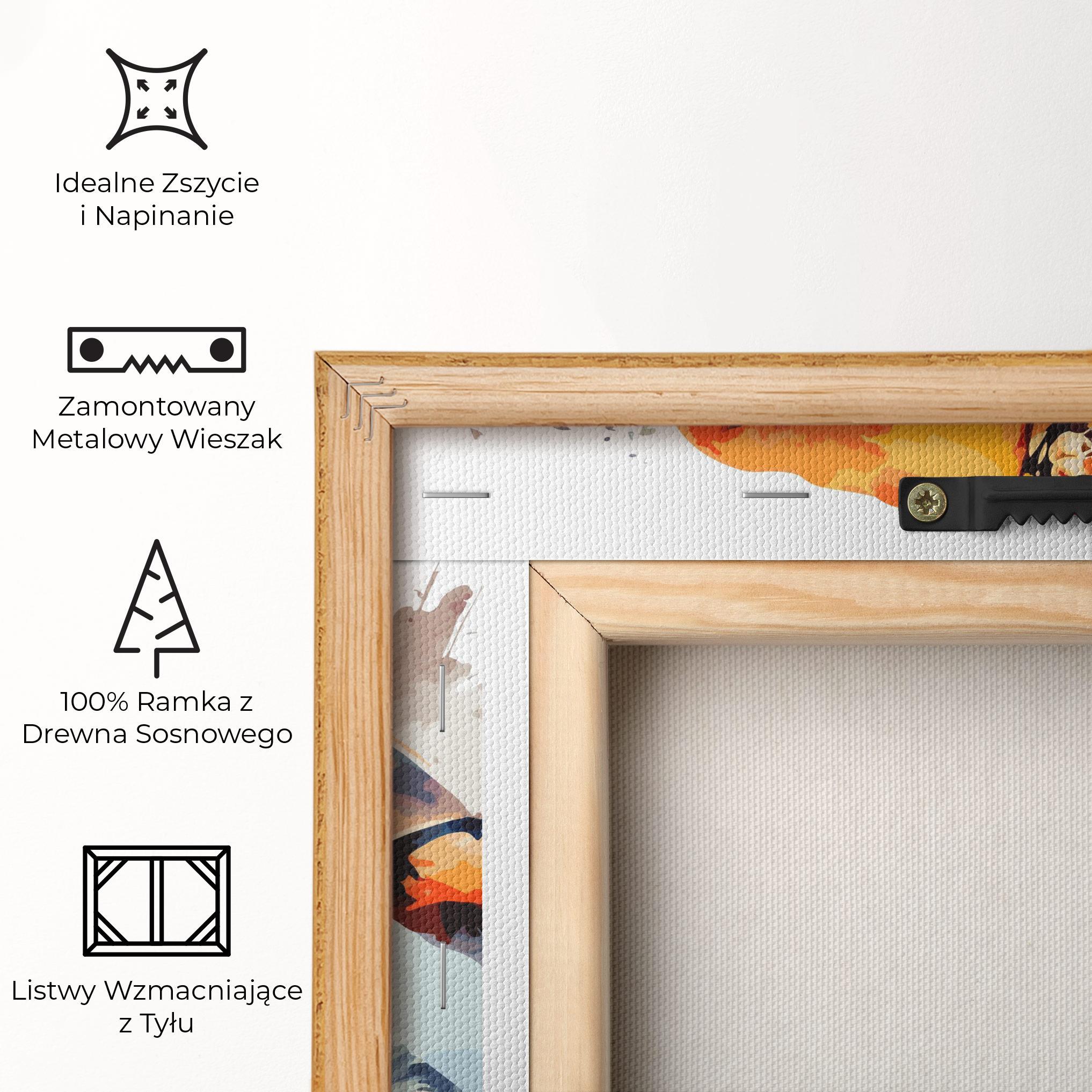 Obraz na Płótnie Orange Hockey mockup 5