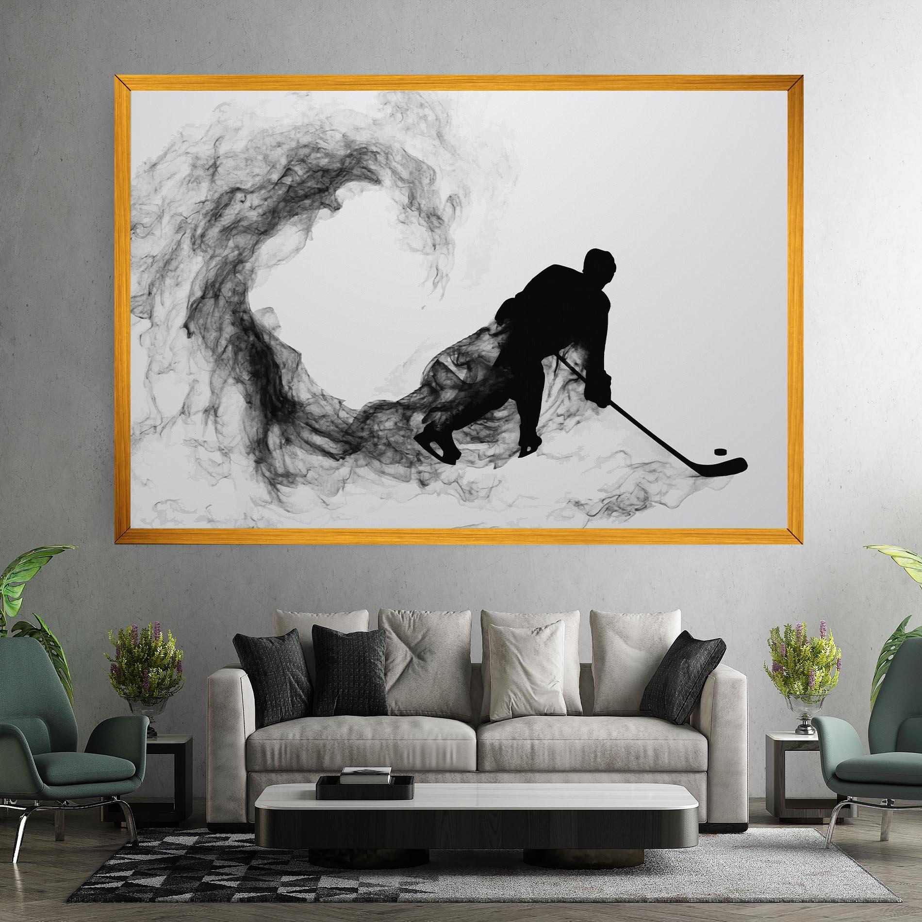 Obraz na Płótnie Hockey Smoke mockup 7