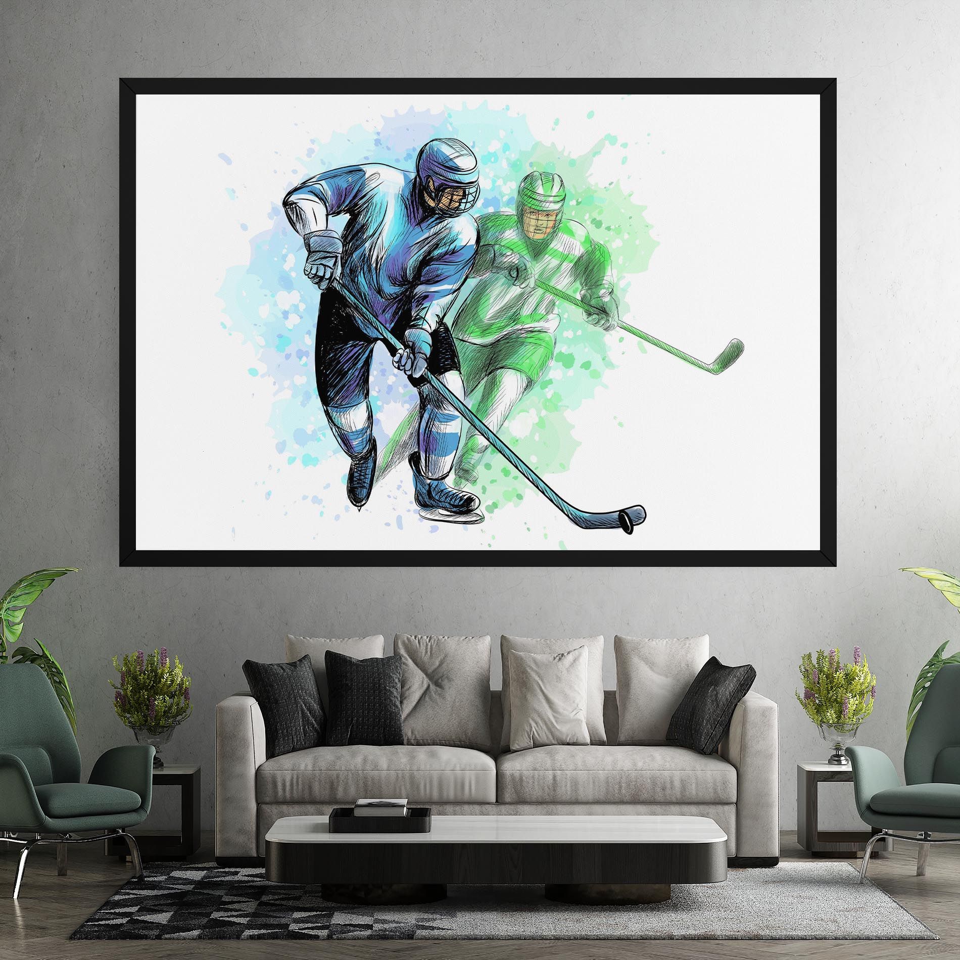 Green Blue Hockey mockup 7