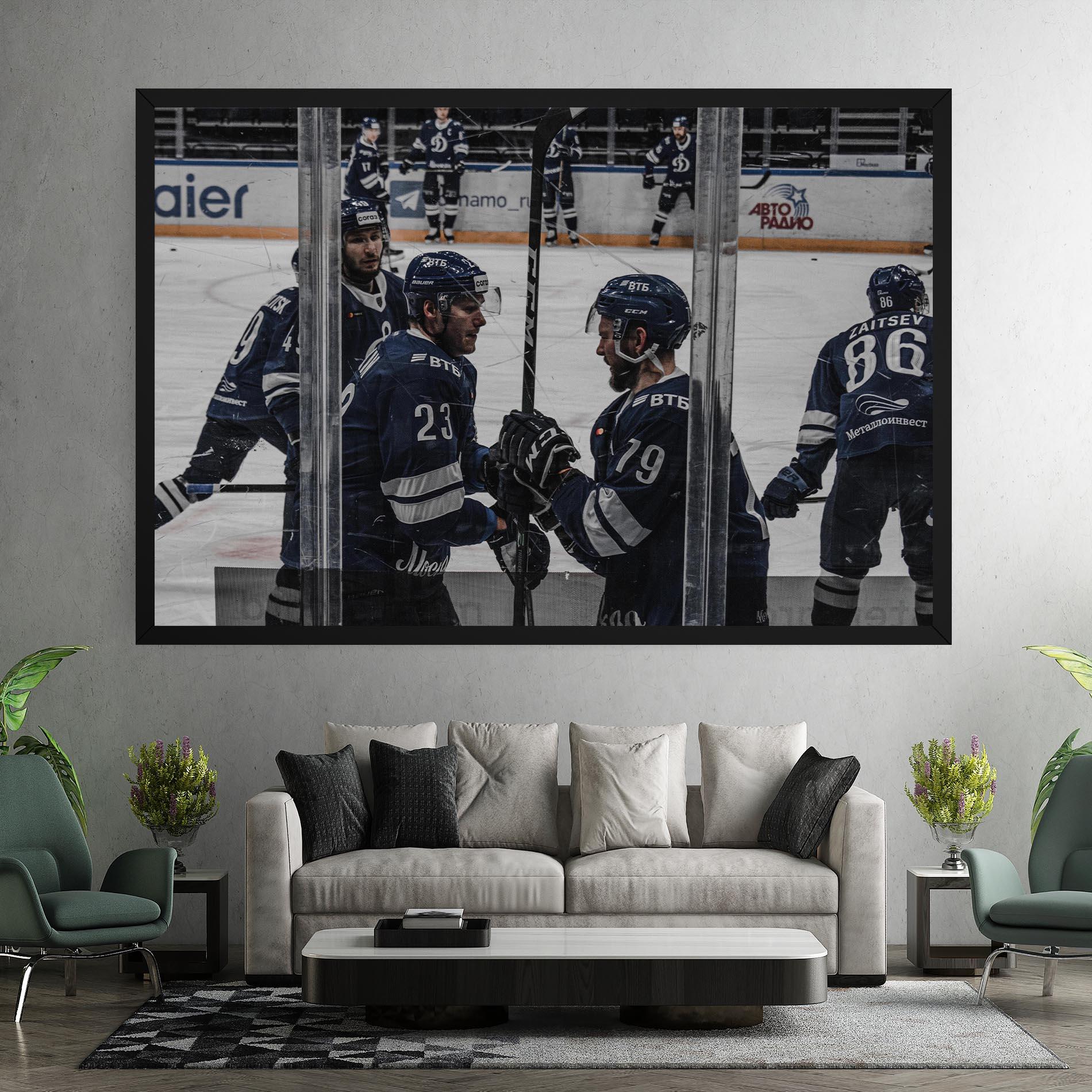 Obraz na Płótnie Hockey Players mockup 7