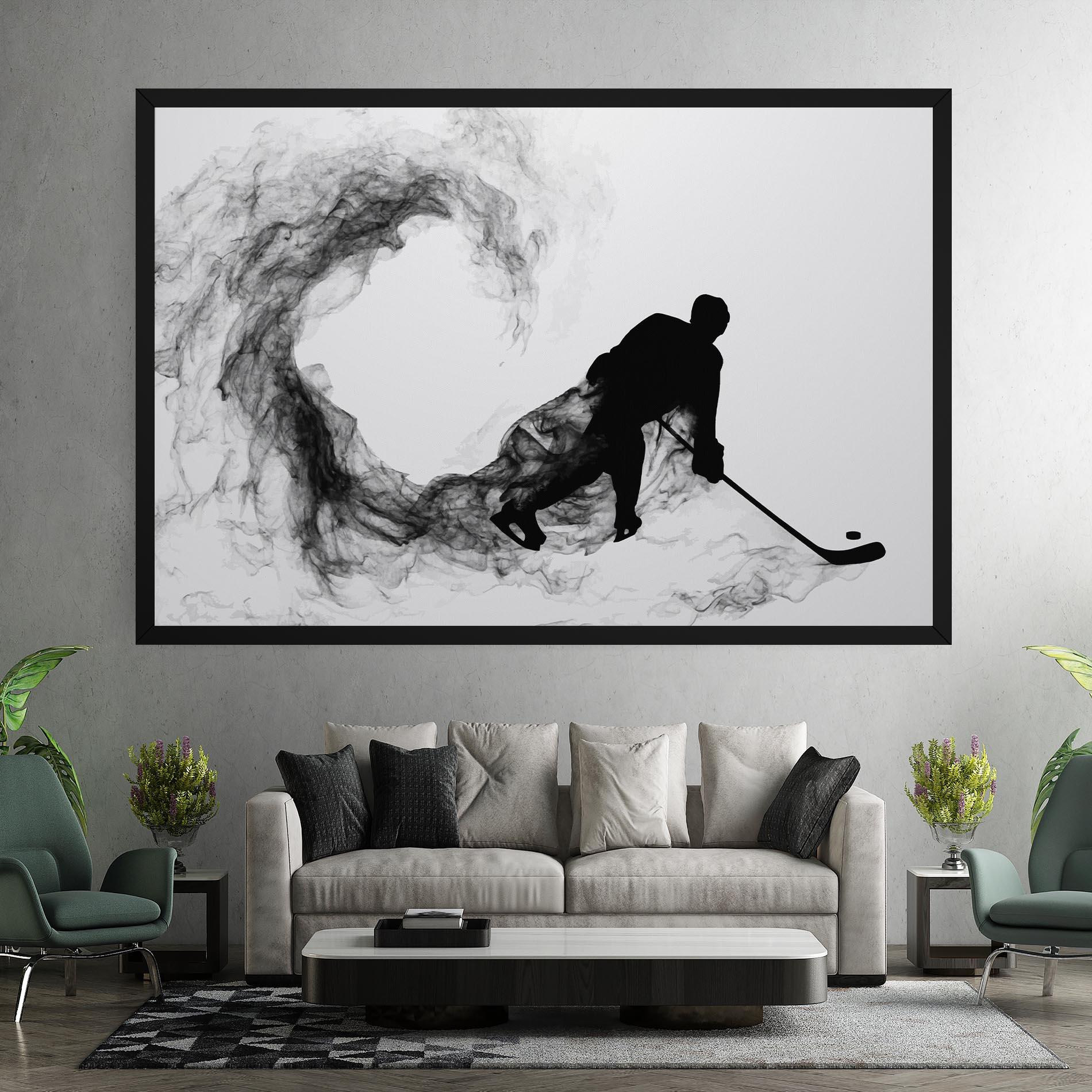Obraz na Płótnie Hockey Smoke mockup 7