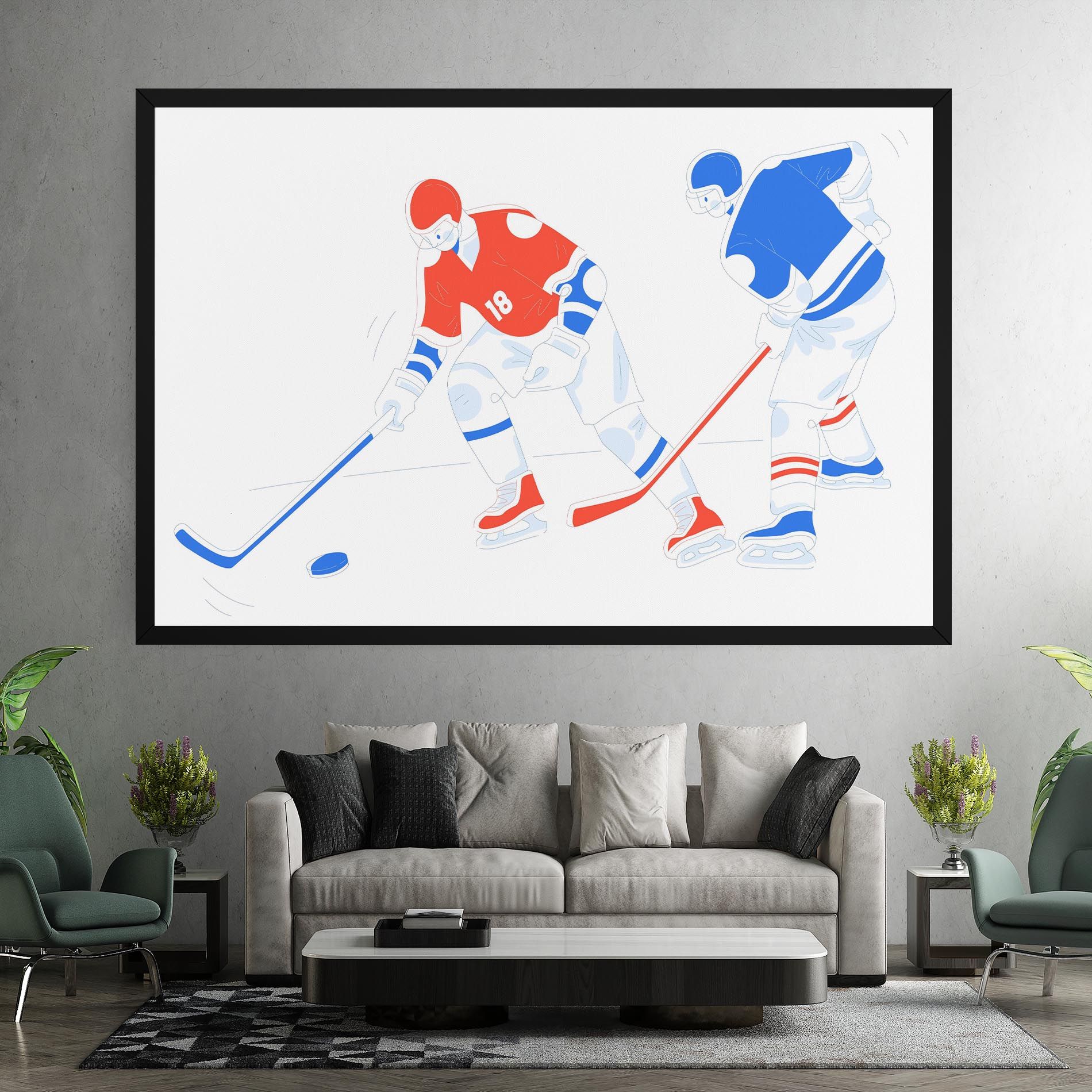Orange Blue Hockey mockup 7
