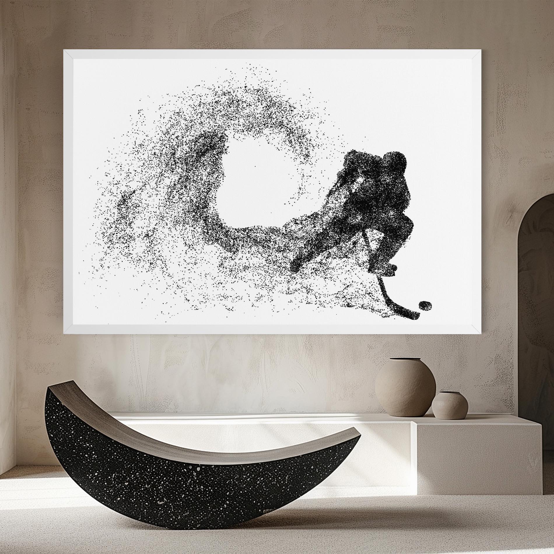 Obraz na Płótnie Hockey Playing mockup 8