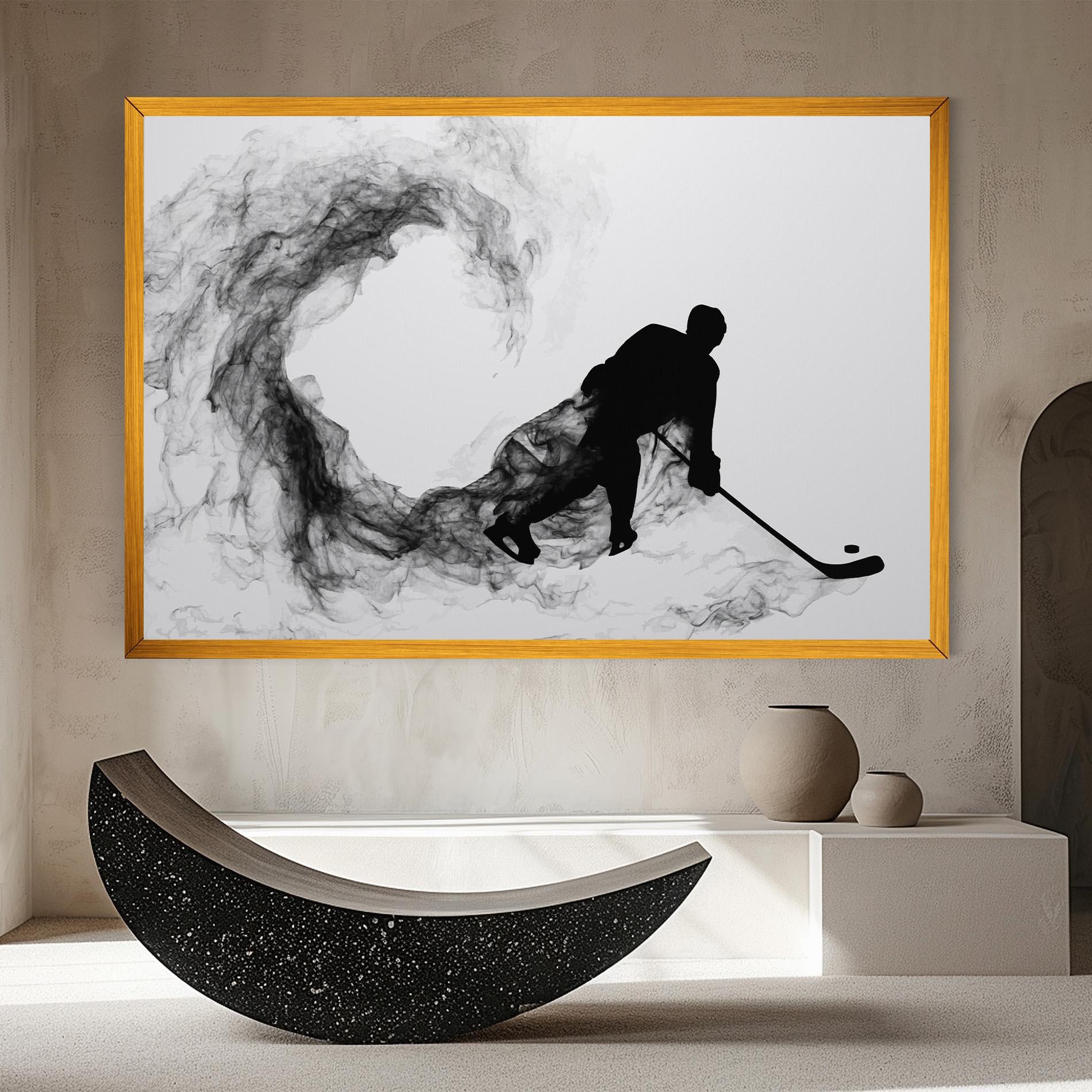Obraz na Płótnie Hockey Smoke mockup 8