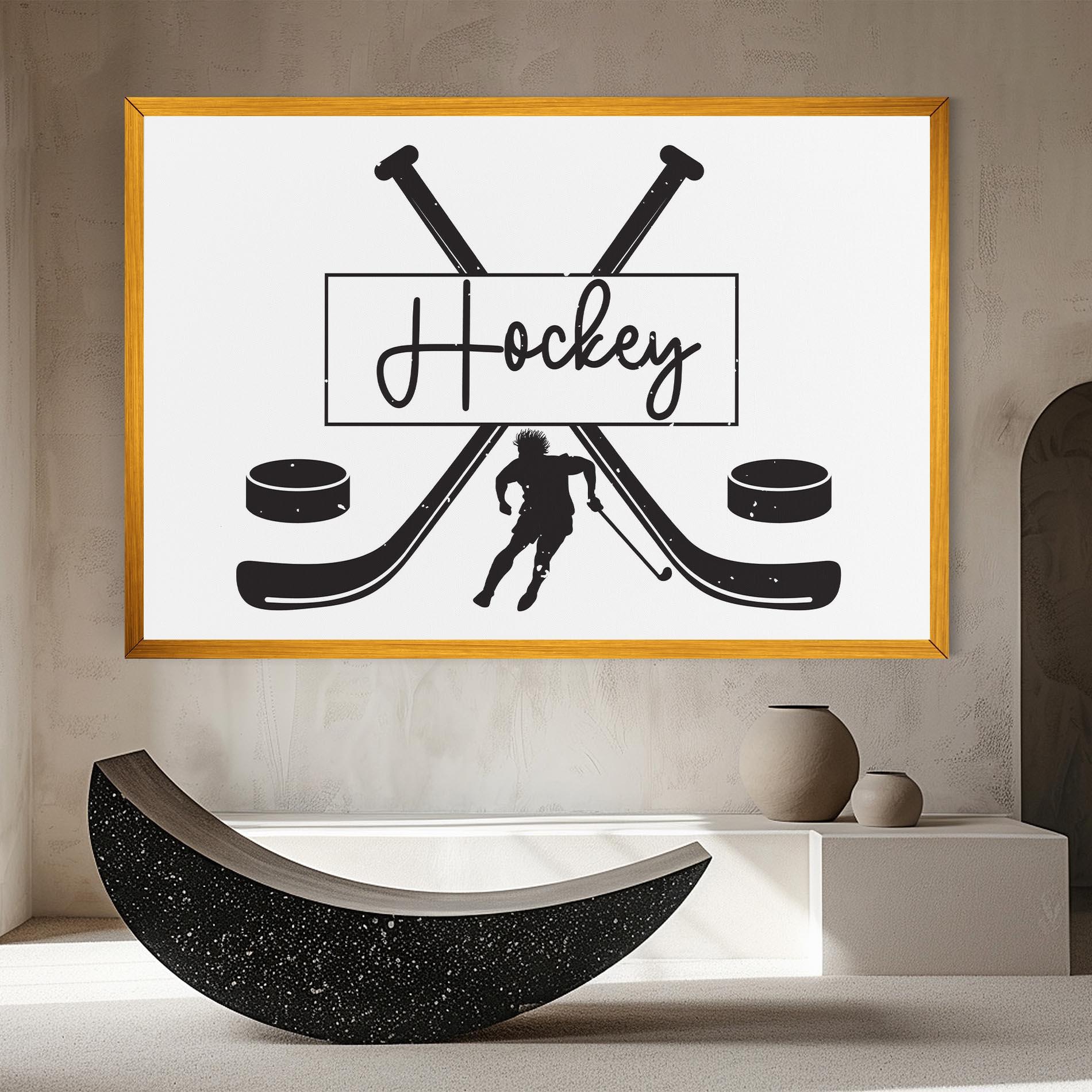 Obraz na Płótnie Hockey Stick mockup 8