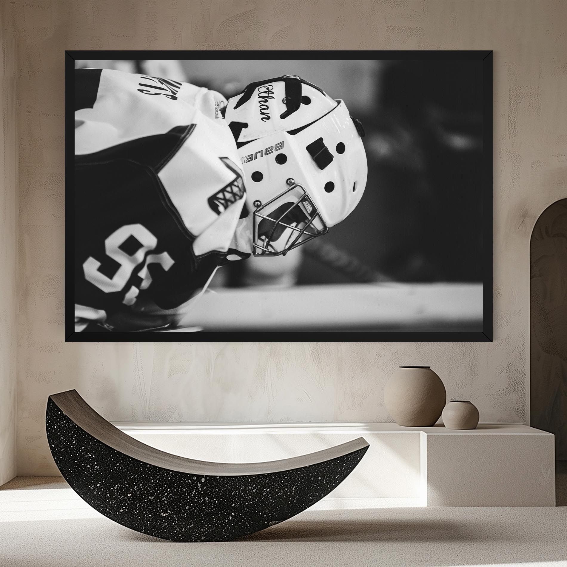 Black White Hockey mockup 8