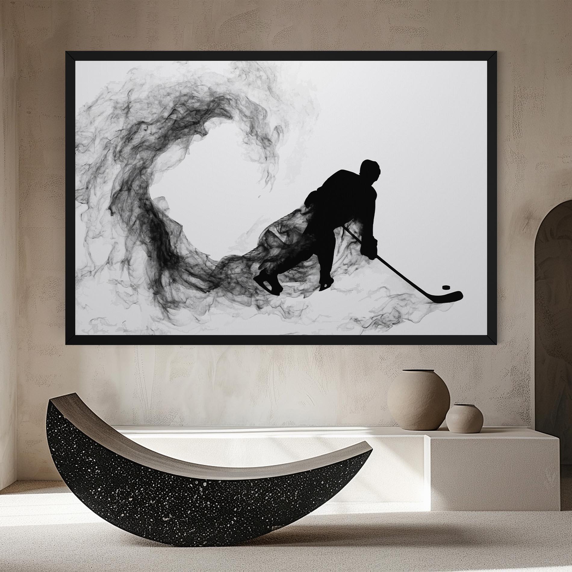 Obraz na Płótnie Hockey Smoke mockup 8