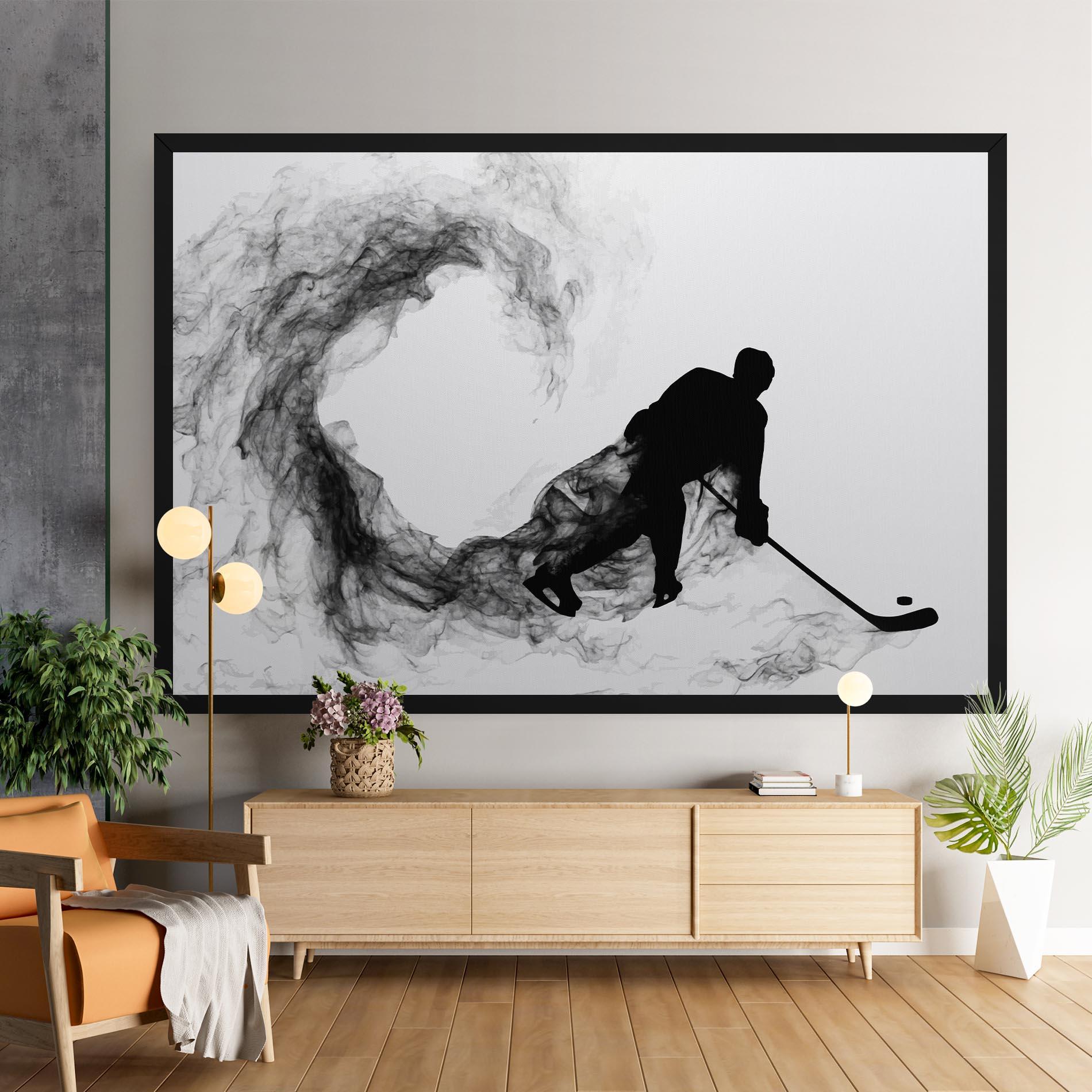 Obraz na Płótnie Hockey Smoke mockup 9