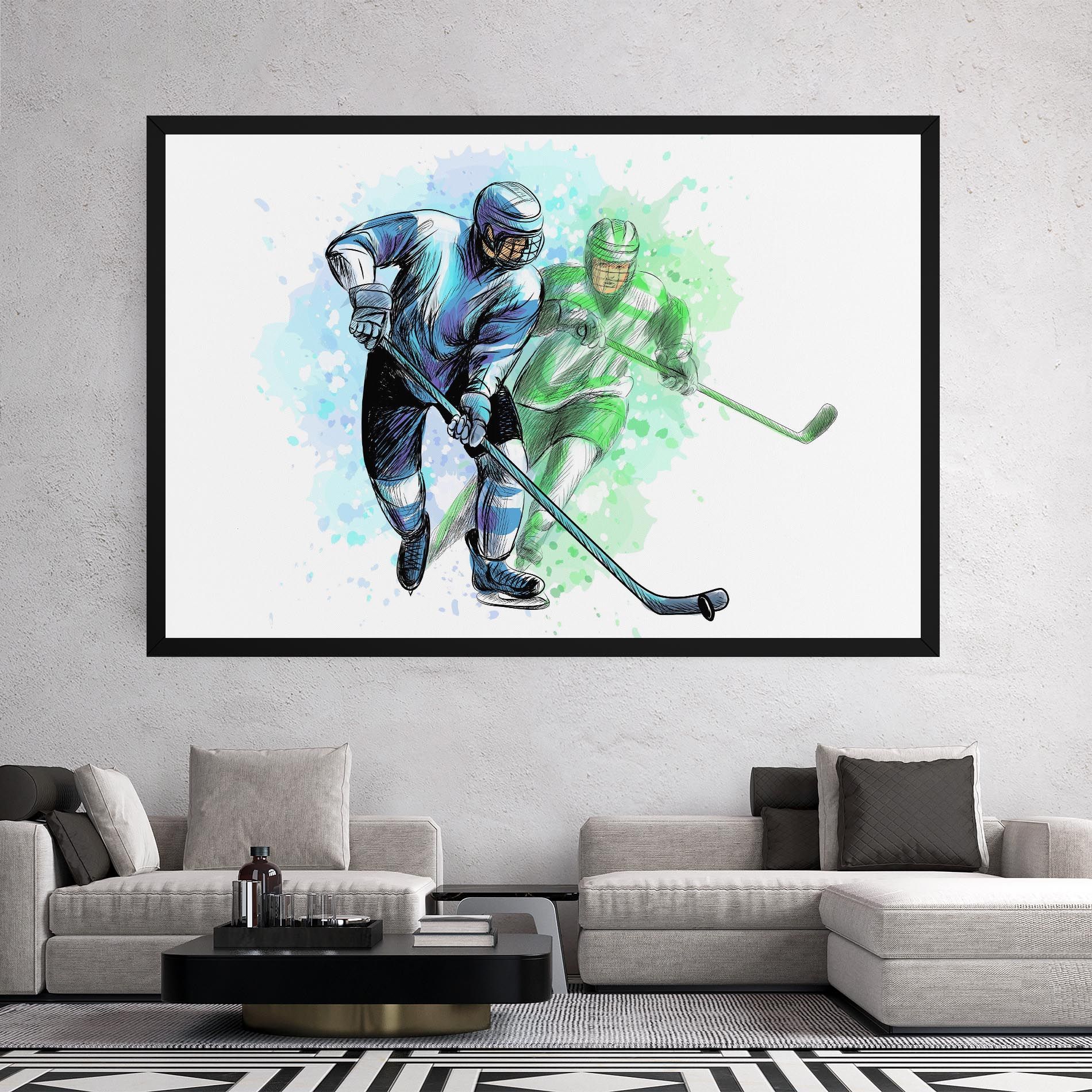 Green Blue Hockey mockup 2
