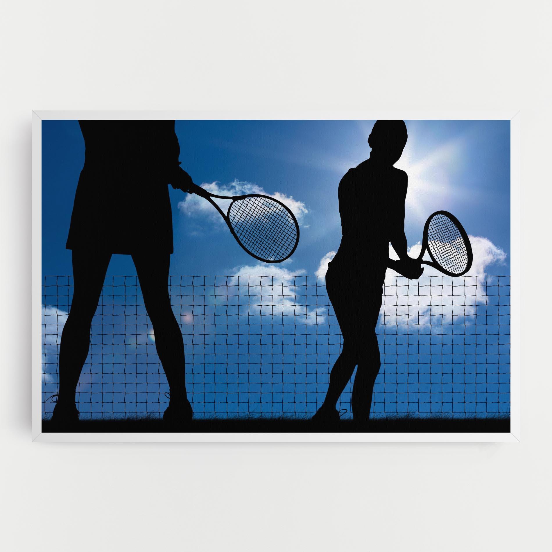 Obraz na Płótnie Blue Sky Tennis mockup 0