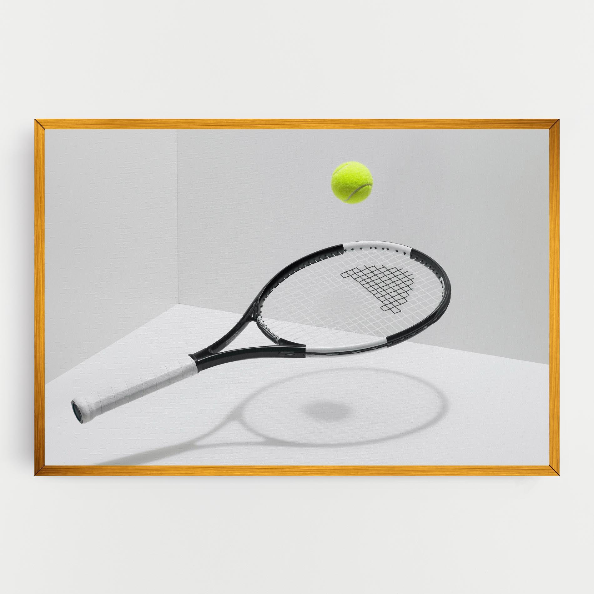 Obraz na Płótnie Floating Tennis Racket mockup 0