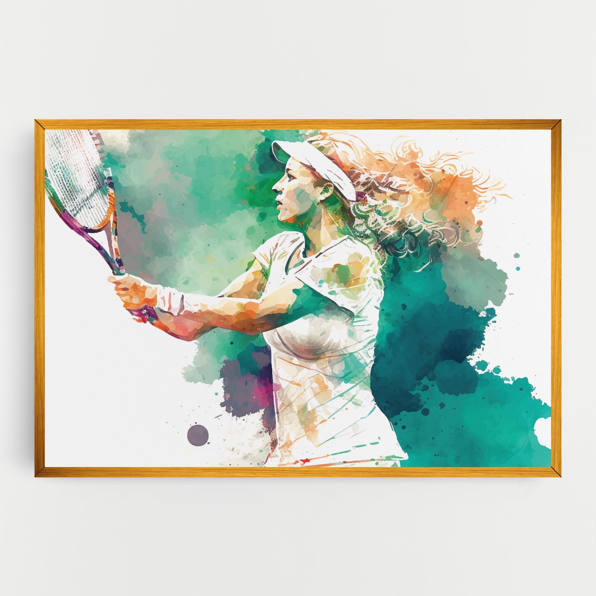 Obraz na Płótnie Green Art Tennis mockup 0